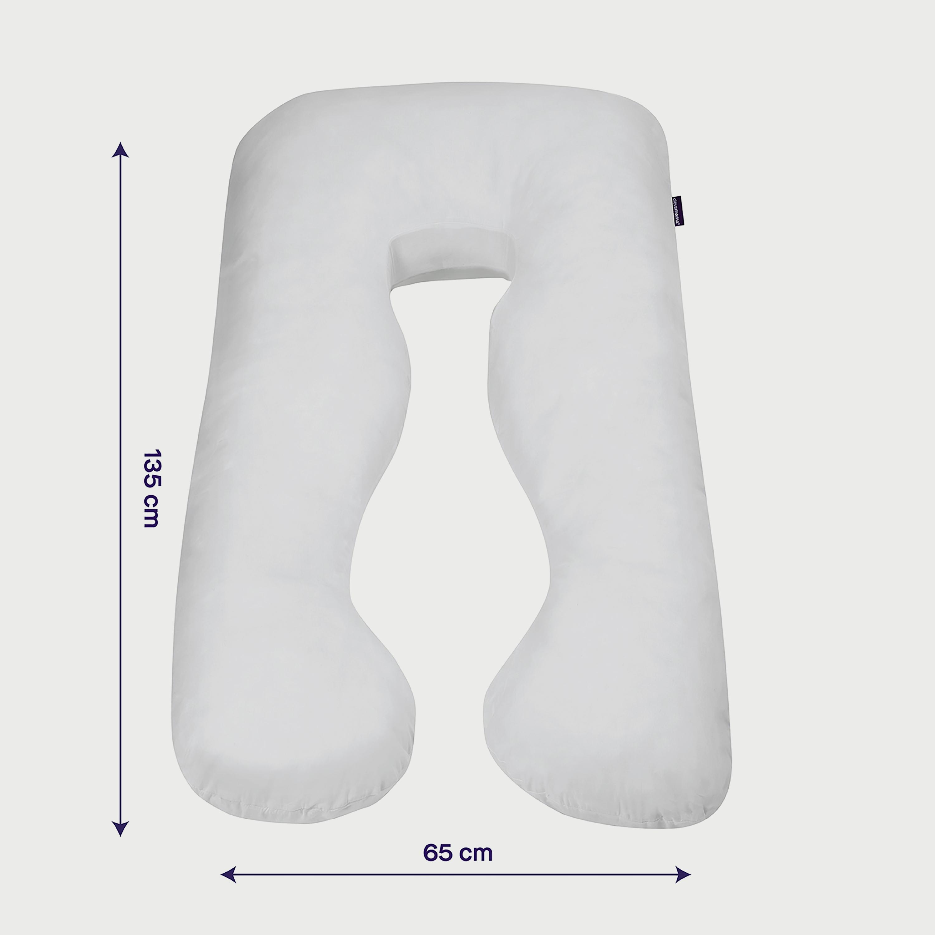 Clevamama Therapeutic Body & Bump Maternity Pillow, White-baby-feeding-breastfeedingandcare-image-9