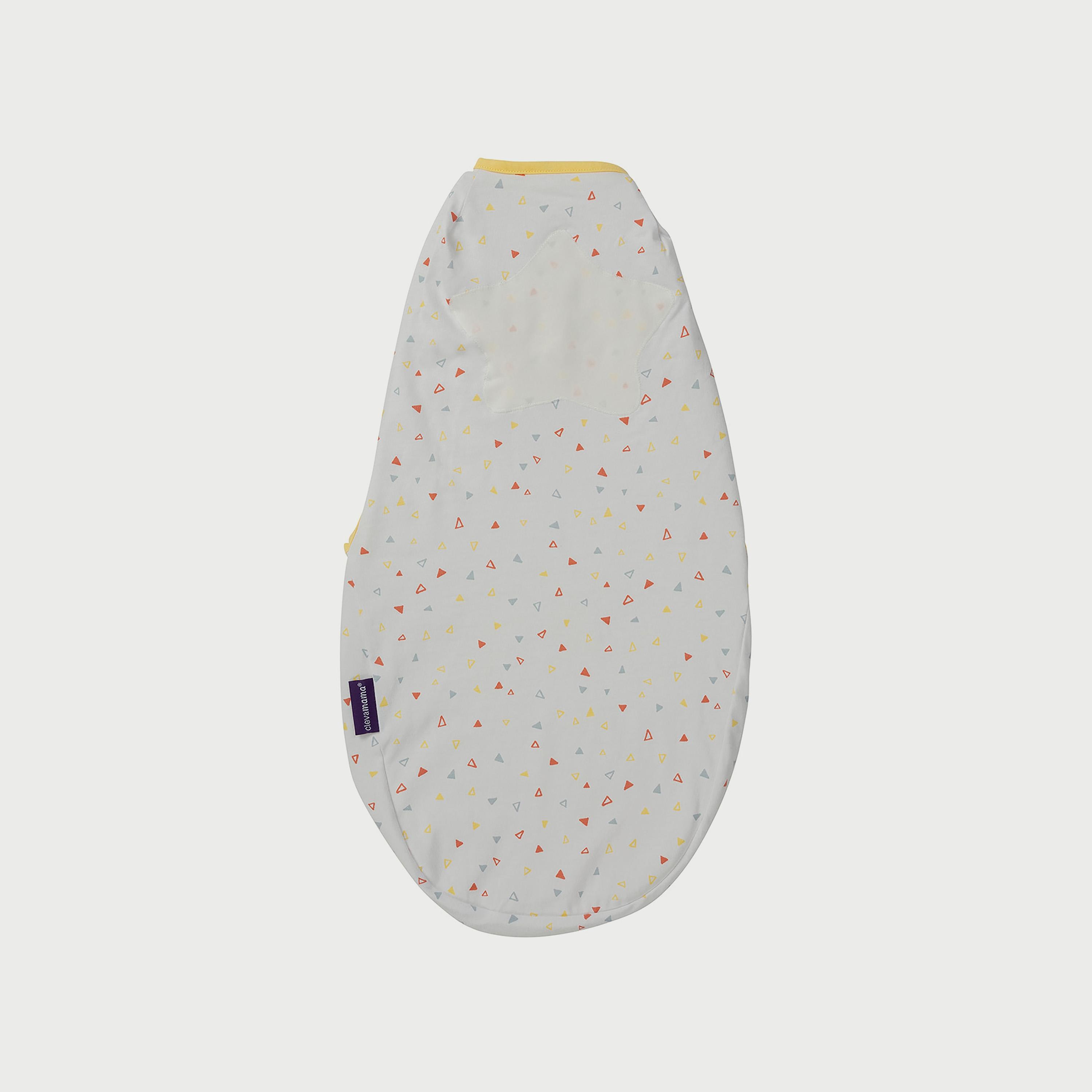 Clevamama Swaddle To Sleep, Yellow-baby-nursery-blanketsandswaddles-swaddlesandsleepingbags-image-3