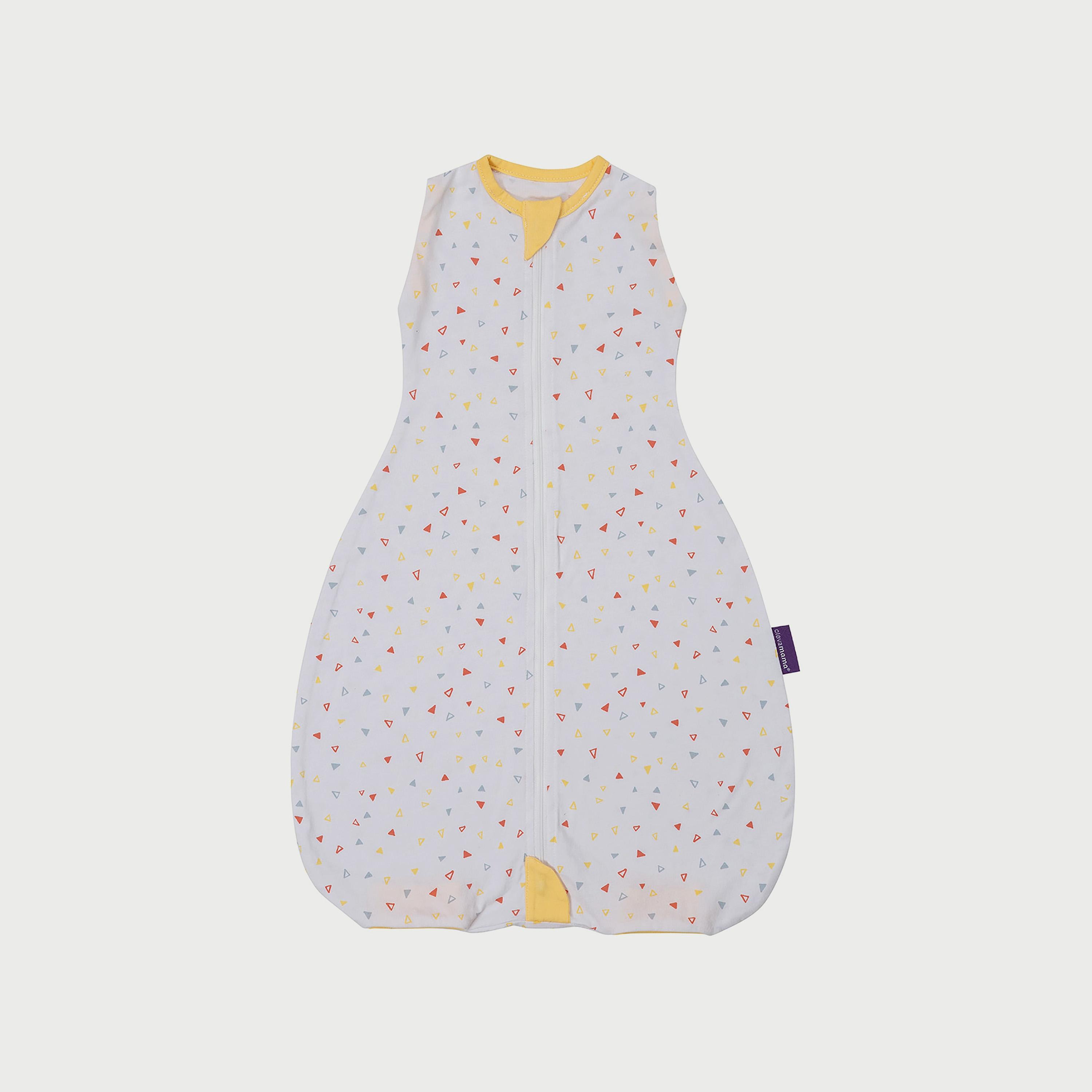 Clevamama 3 In 1 Nite Nite Romper 1 Tog, Yellow-baby-girls-clothing-rompers-image-3