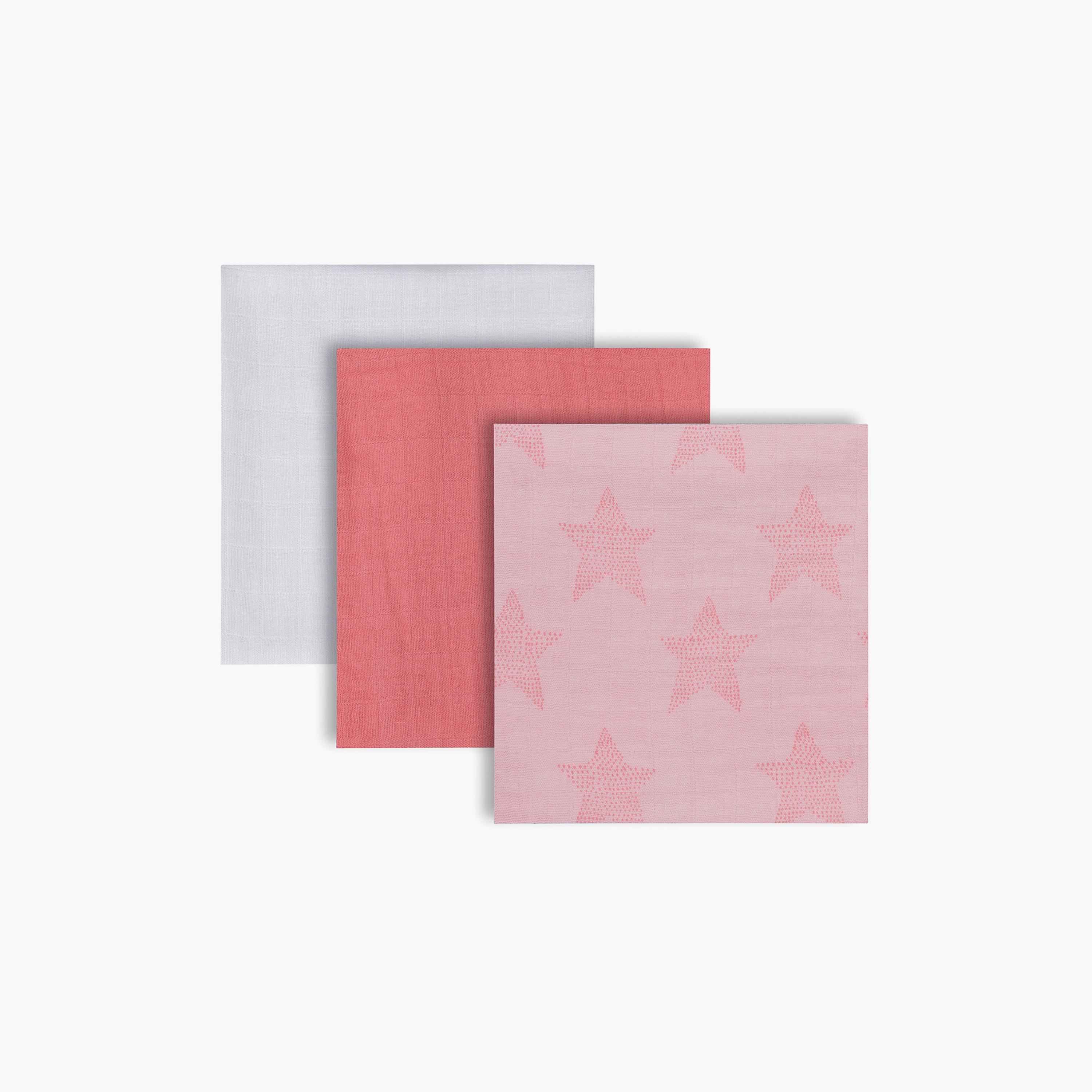 Clevamama 3-Piece Super Soft Bamboo Muslin Cloth Set-baby-bathandcare-towels-image-4