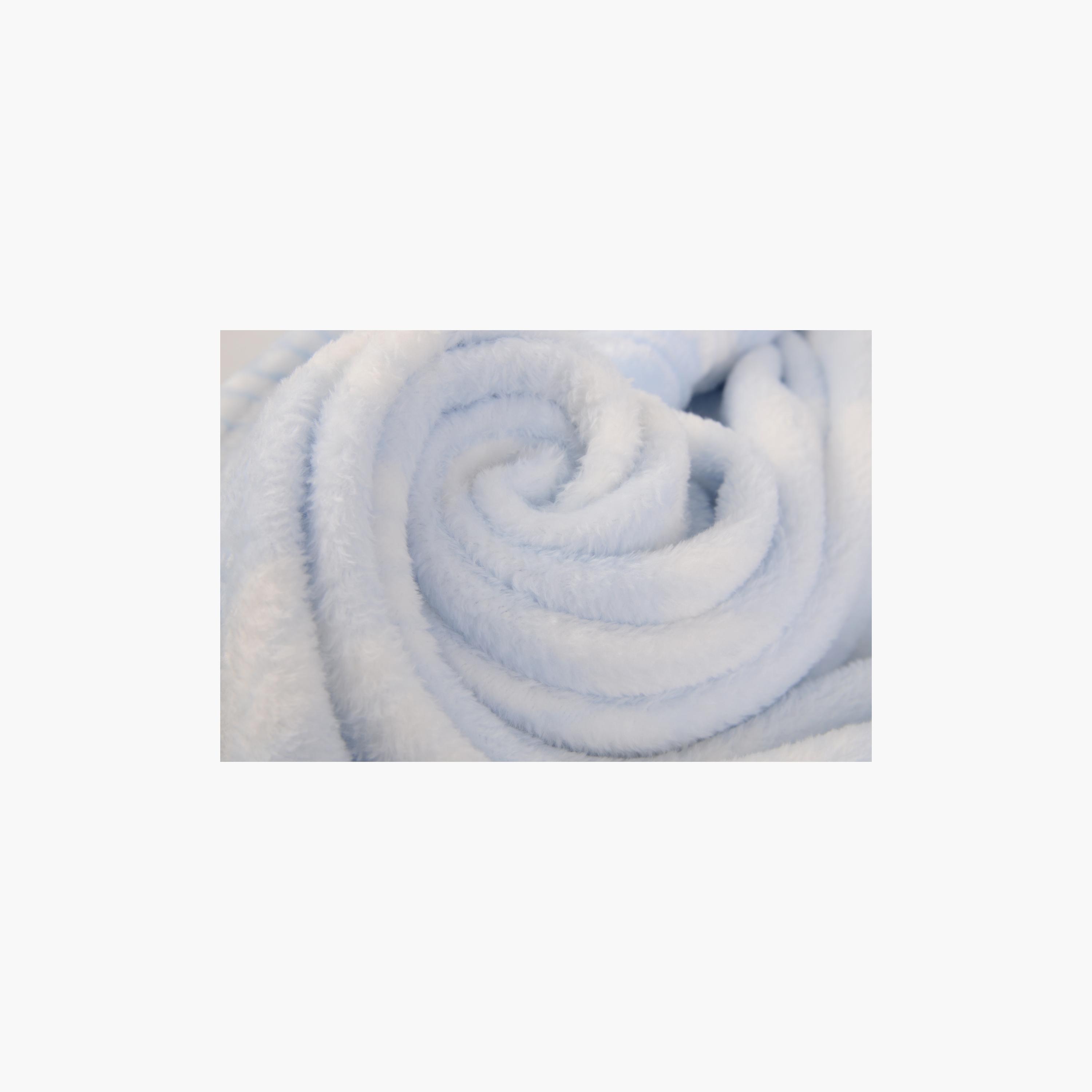 Hudson Baby 2-Piece Pritned Blanket with Plush Toy - Whale - Blue-baby-nursery-blanketsandswaddles-blanketsandquilts-image-5