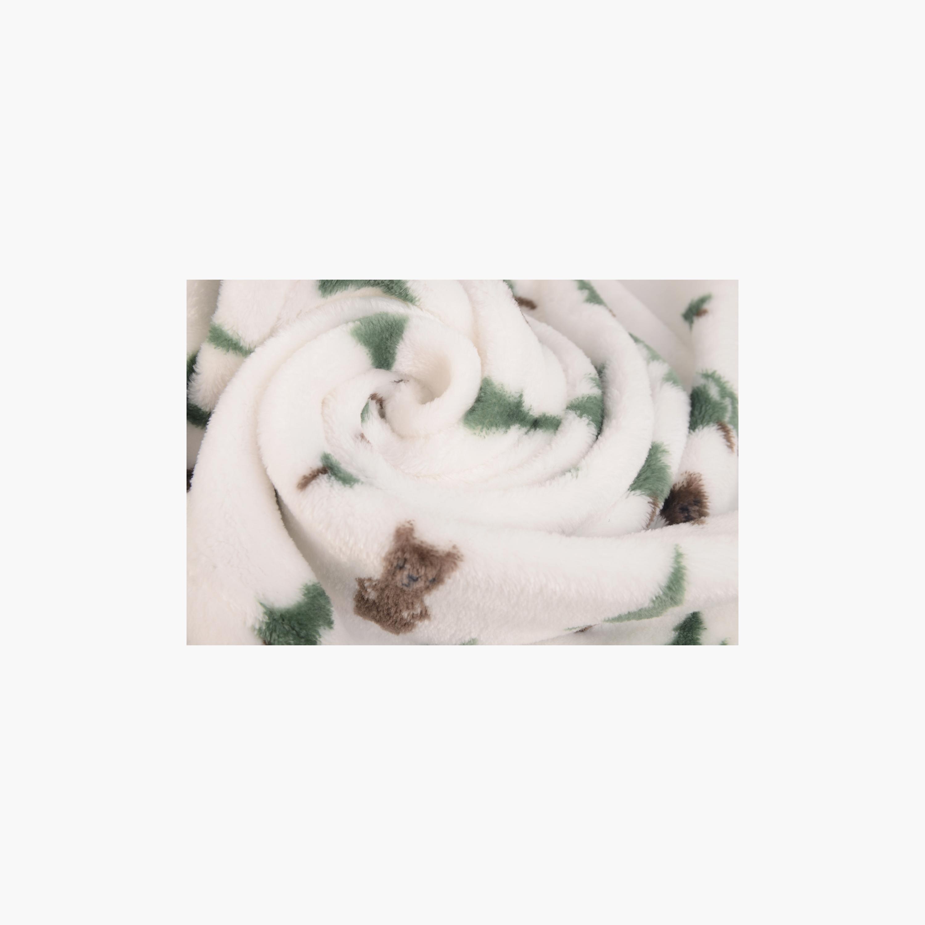 Hudson Baby 2-Piece Pritned Blanket with Plush Toy - Forest Bear-baby-nursery-blanketsandswaddles-blanketsandquilts-image-5