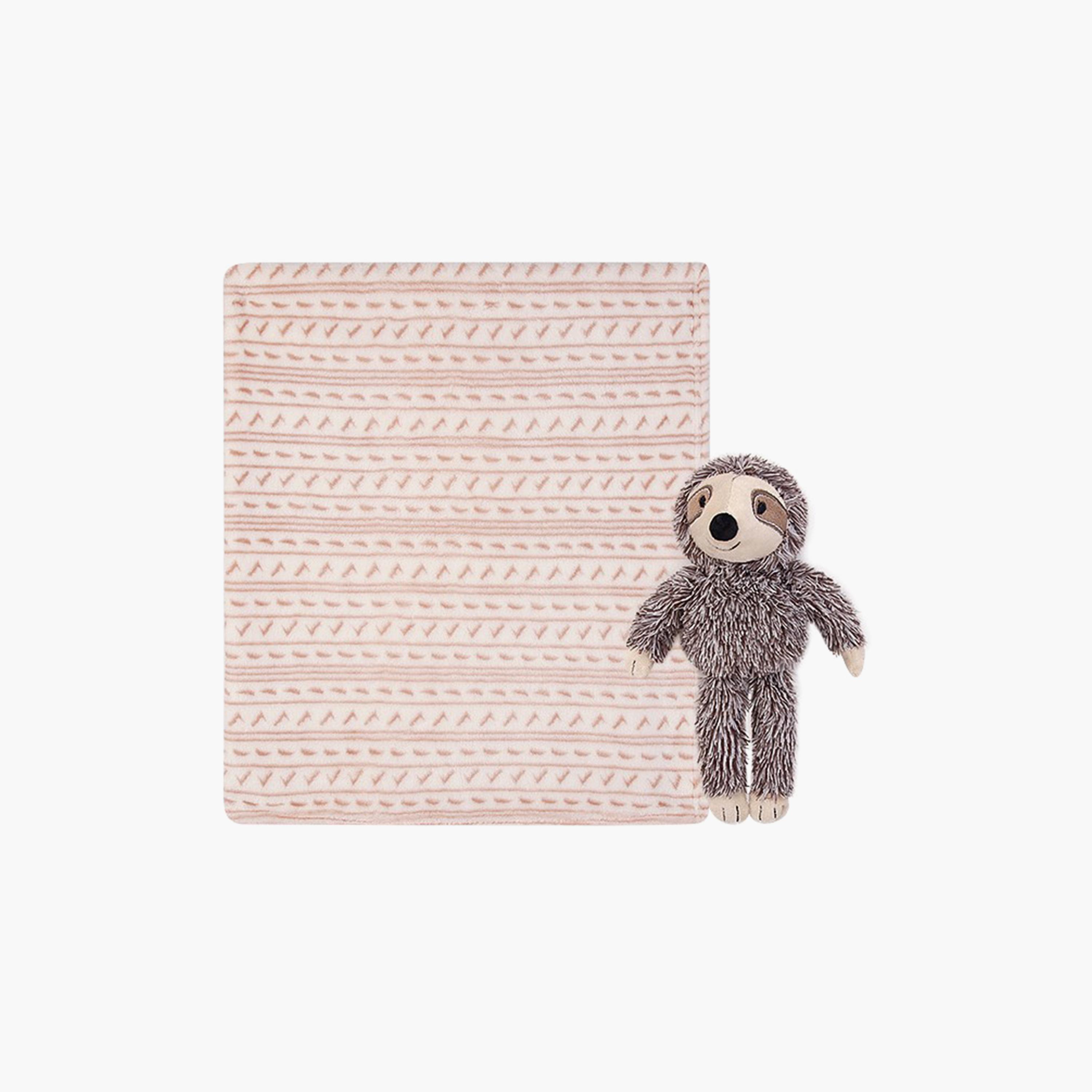 بطانية مع لعبة قطيفة قطعتين من هادسون بيبي - الكسلان-baby-nursery-blanketsandswaddles-blanketsandquilts-image-1