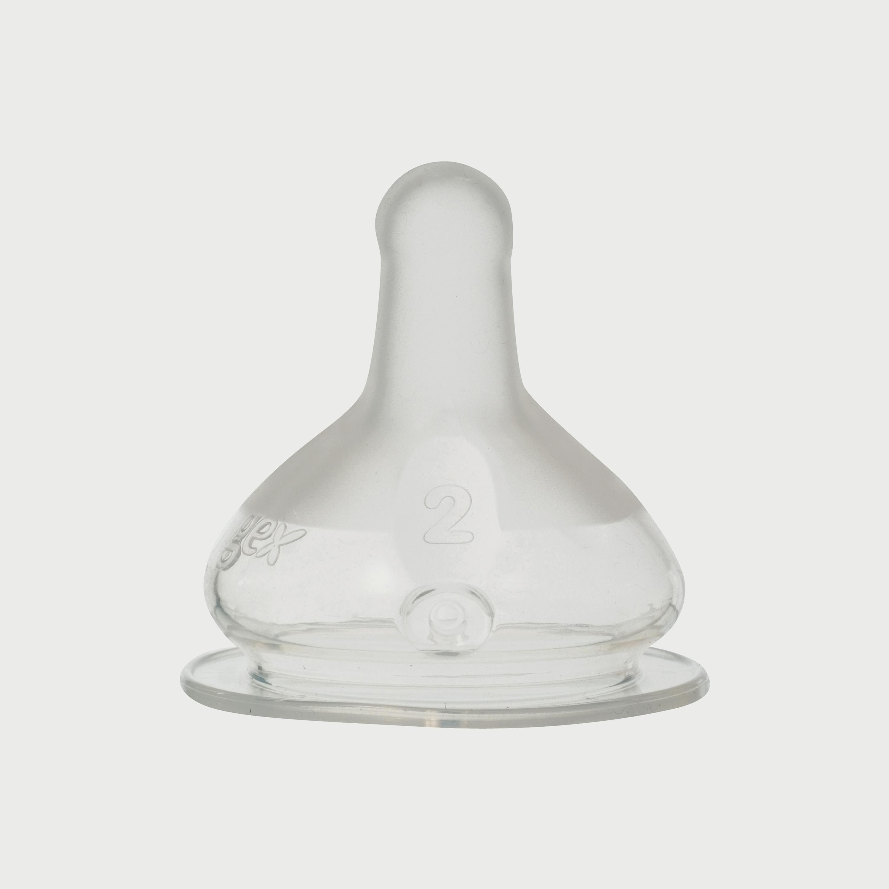 Tigex 2 Wide Neck Silicone Teats 3 Speed Infant Milk-baby-feeding-feedingbottles-bottlesandteats-image-1