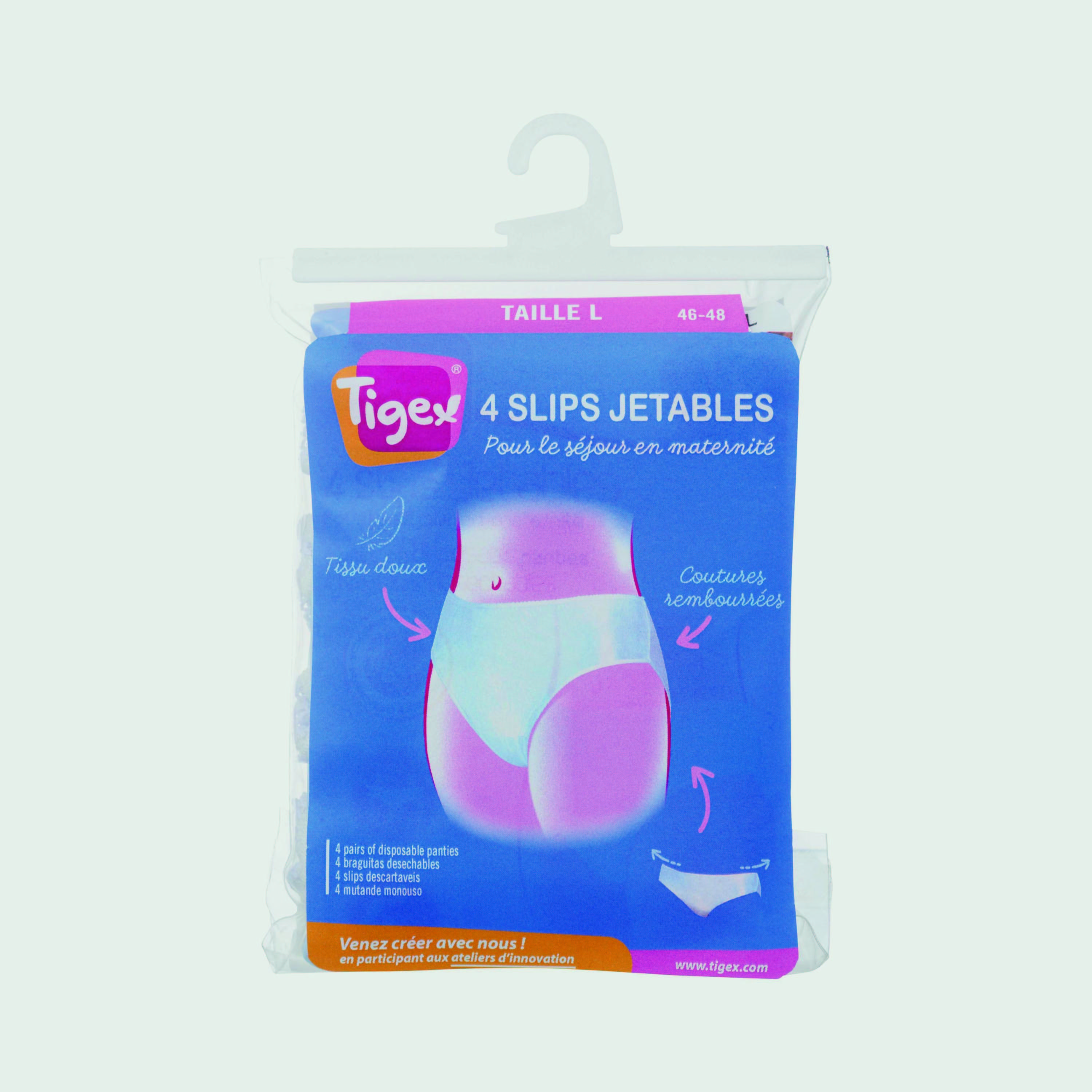 Buy Tigex 4 Disposable Panties Size L Online Babyshop UAE