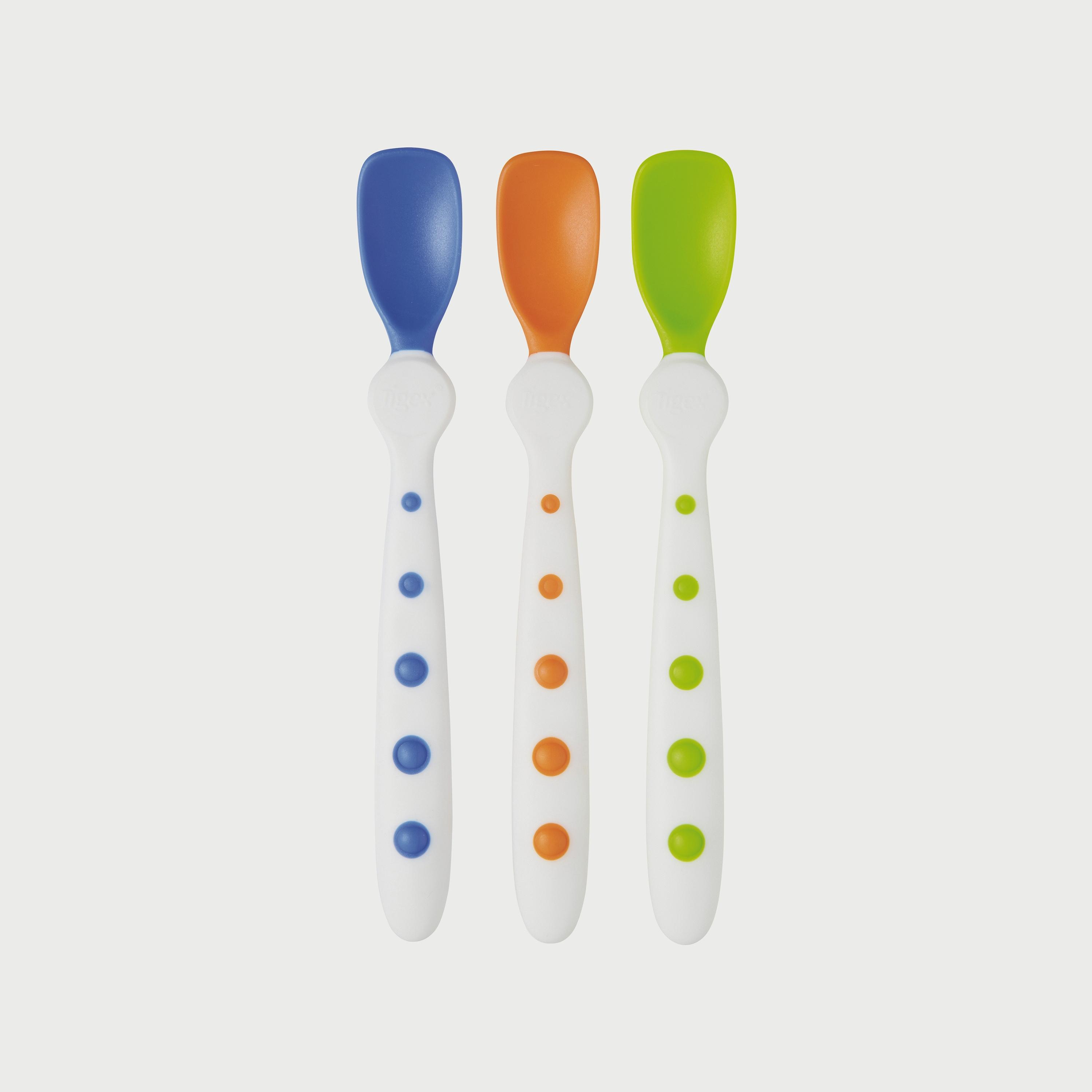 Tigex Set Of 3 Hygienic Spoons-baby-feeding-mealtimeessentials-image-1