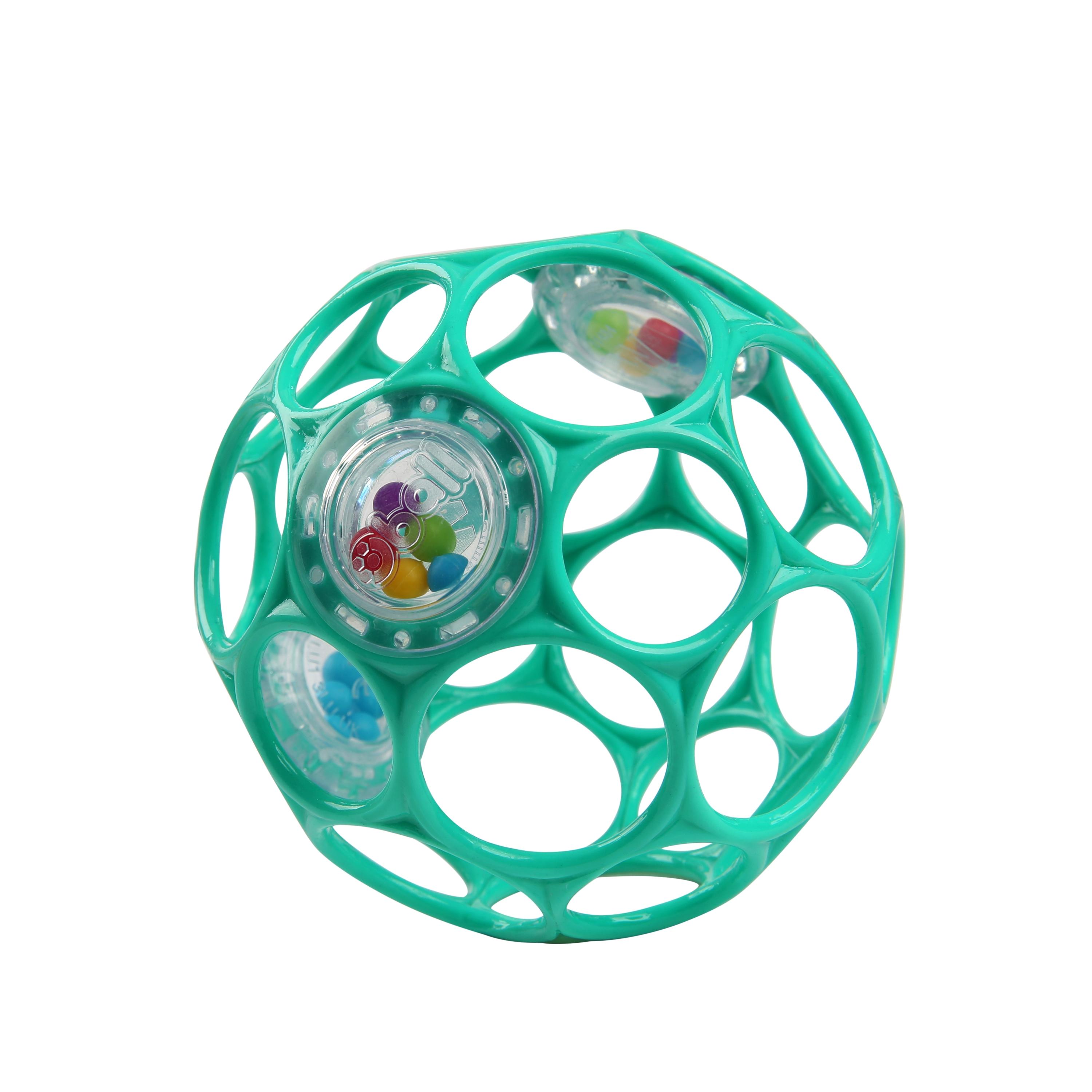 Bright Starts Teal Oball Rattle-toys-babyandtoddlertoys-rattlesandteethers-image-1