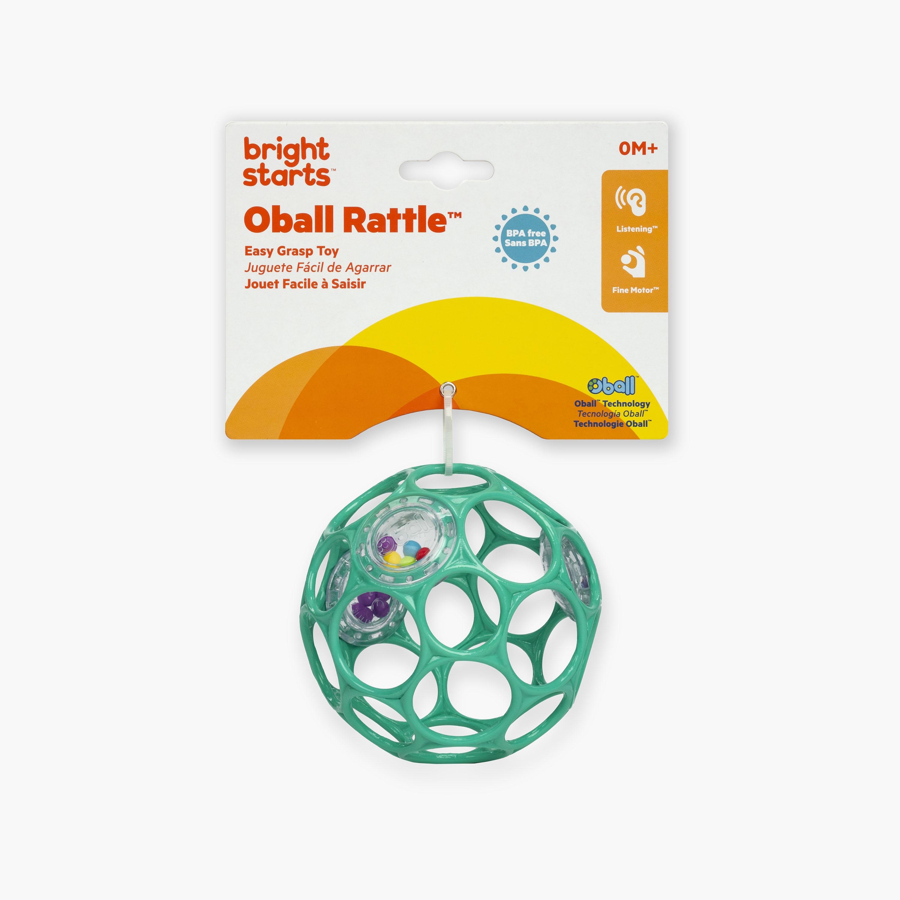 Bright Starts Teal Oball Rattle-toys-babyandtoddlertoys-rattlesandteethers-image-2