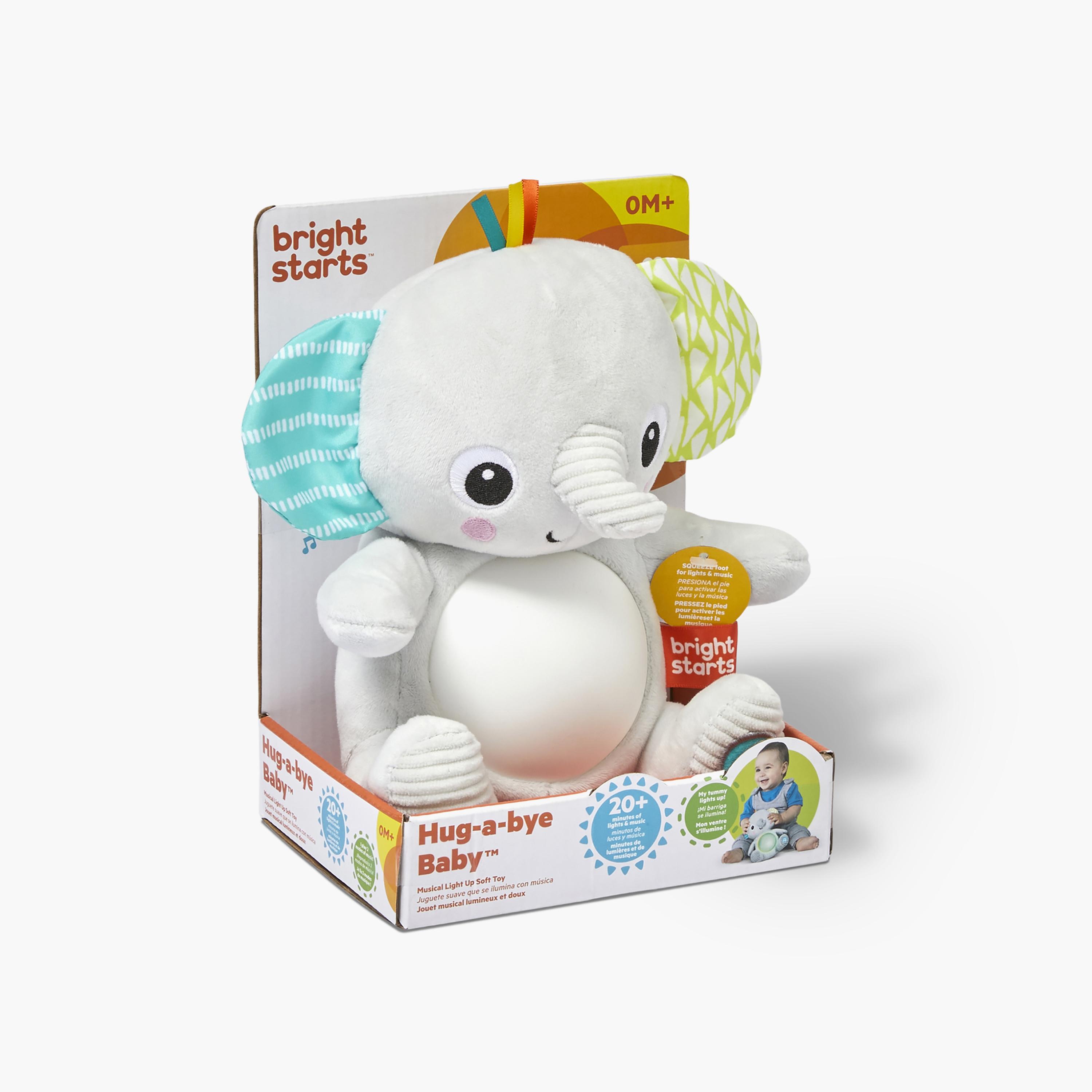 Bright Starts Hug-A-Bye Baby Elephant-toys-babyandtoddlertoys-lightsandmusicaltoys-image-4