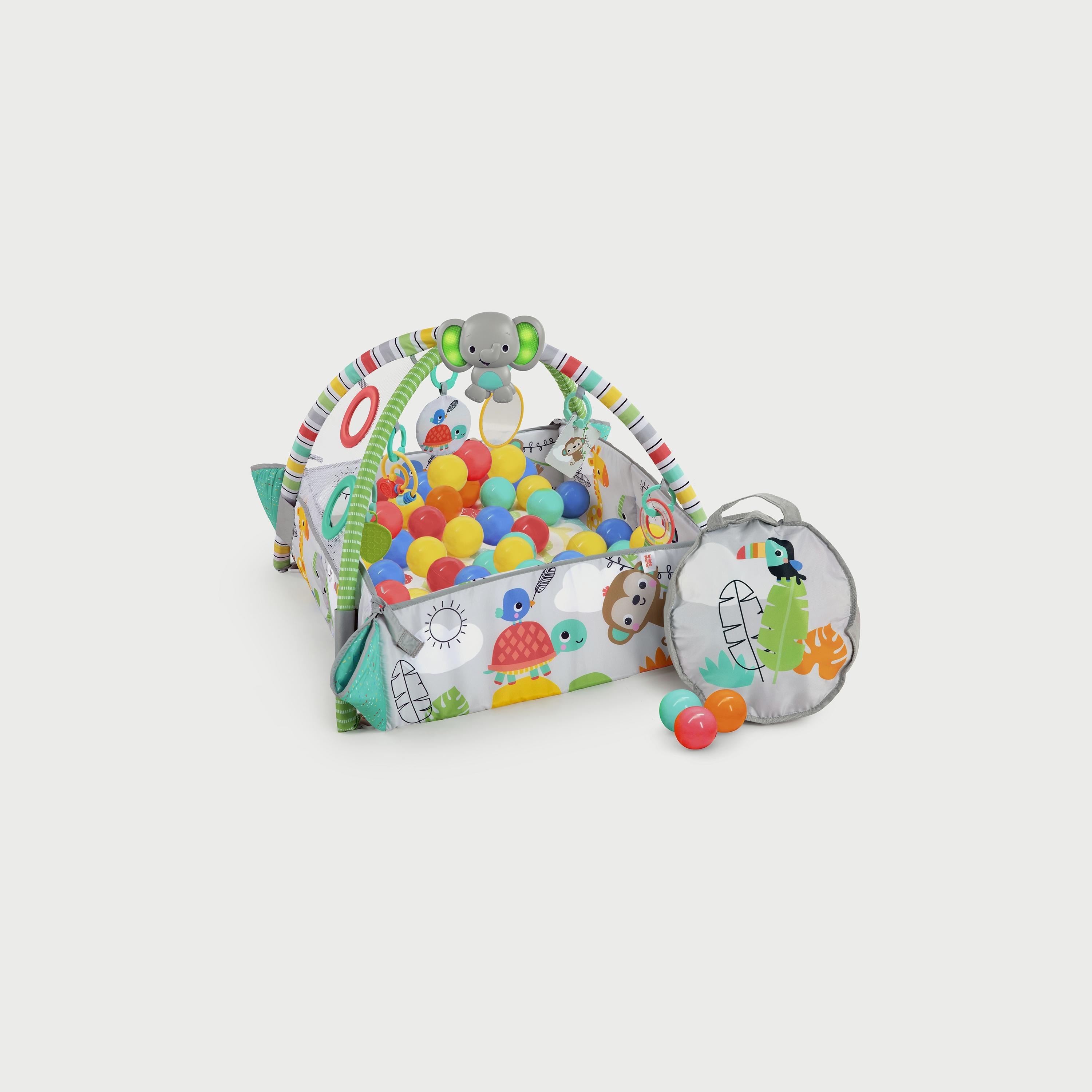 Bright Starts Bright Starts Neutral 5-In-1 Ball Pit Gym Refresh-baby-infantactivity-playgyms-image-1