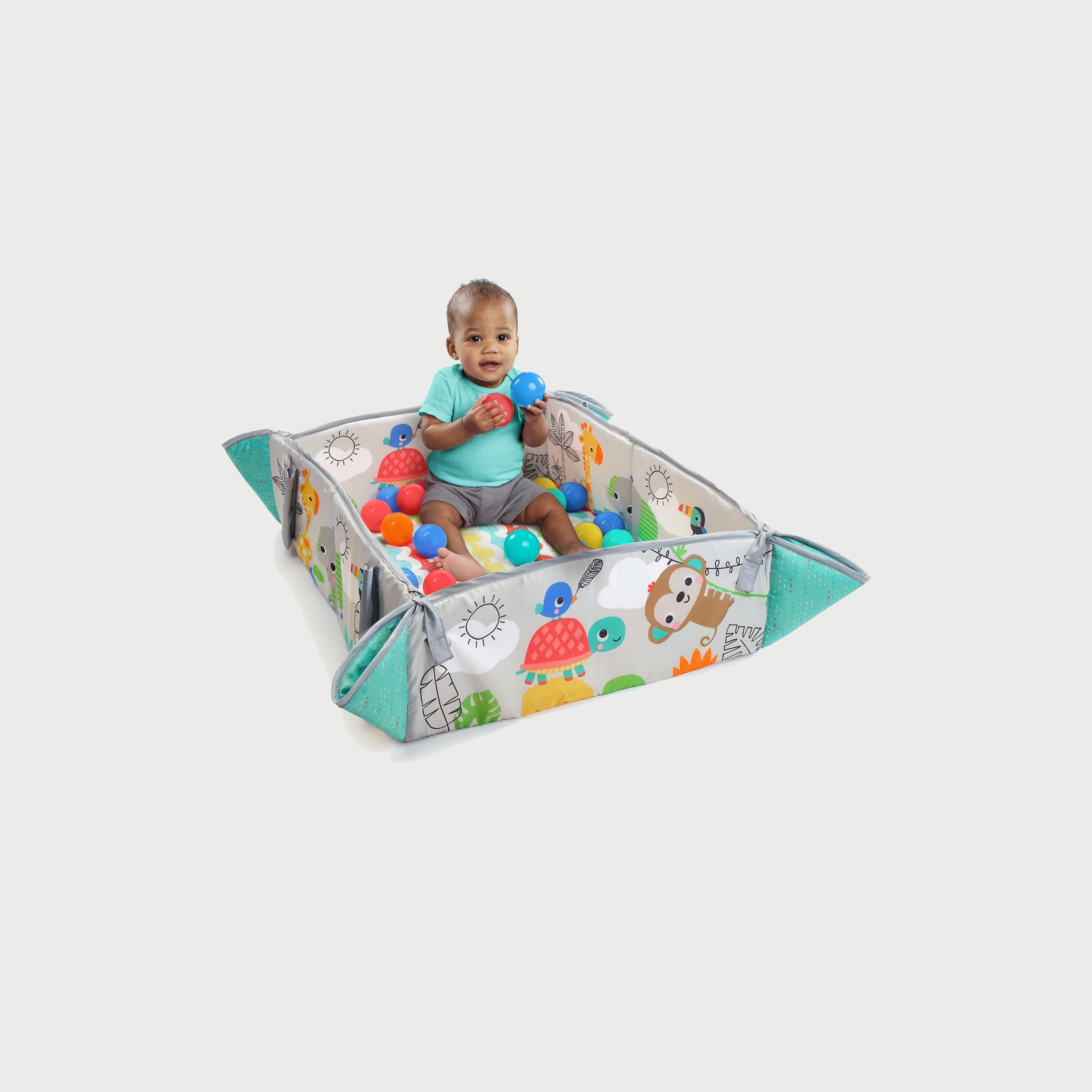 Bright Starts Bright Starts Neutral 5-In-1 Ball Pit Gym Refresh-baby-infantactivity-playgyms-image-3