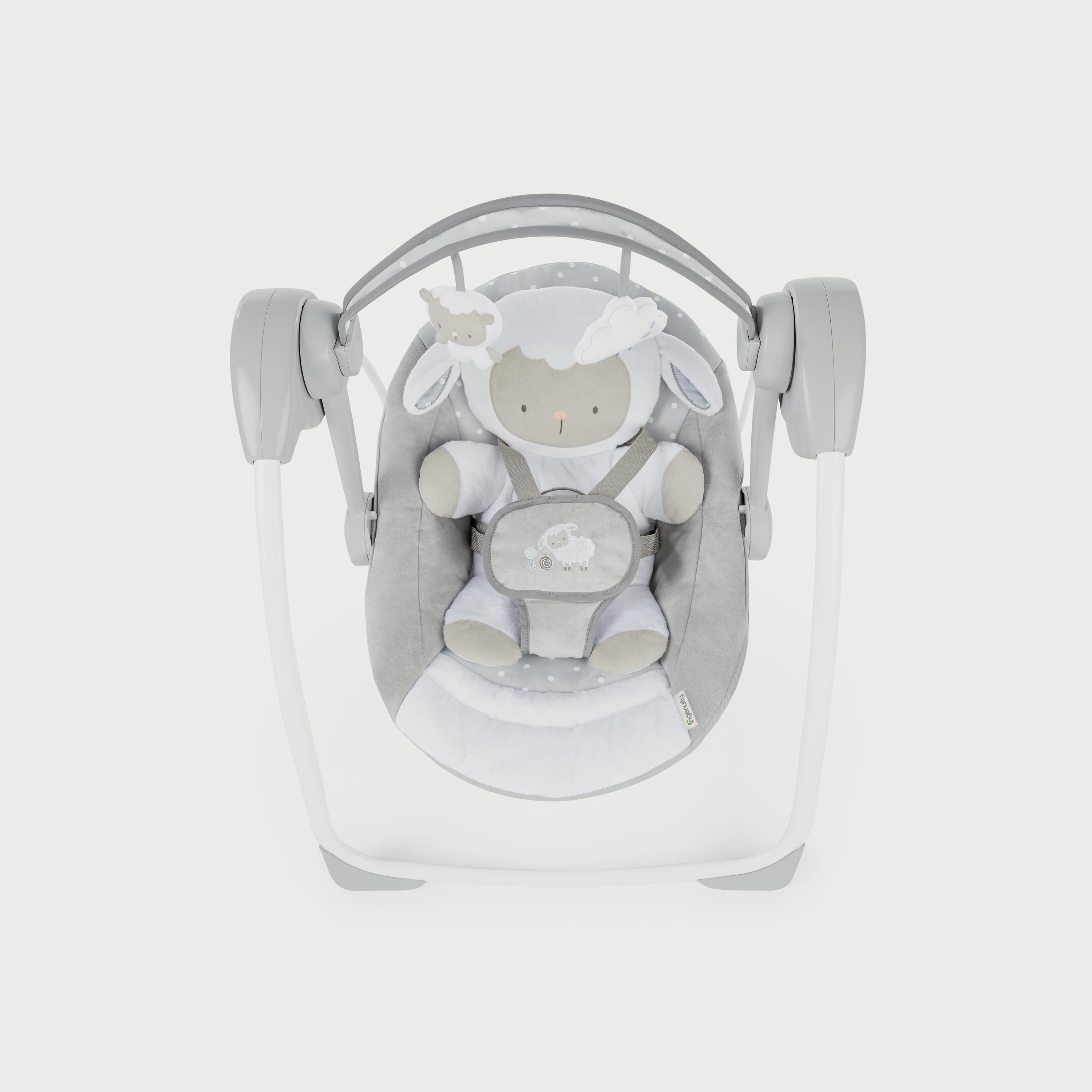 Ingenuity Comfort 2 Go Portable Swing, Cuddle Lamb-toys-outdoor-slidesandswings-image-2