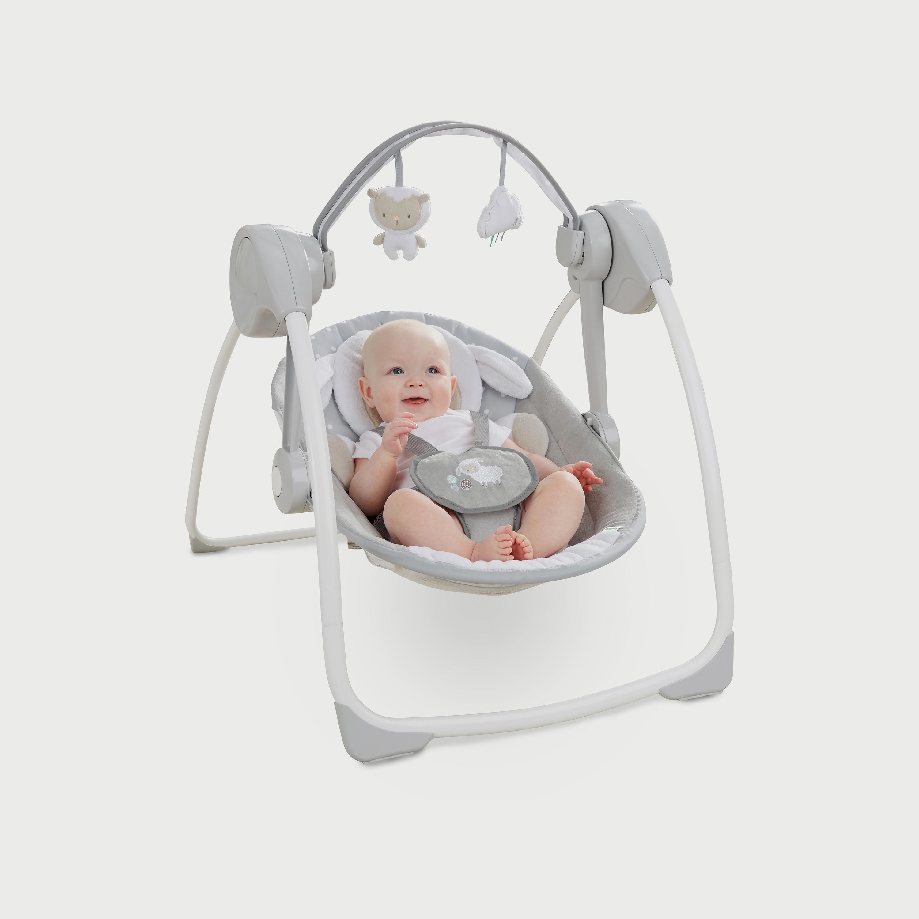 Ingenuity Comfort 2 Go Portable Swing, Cuddle Lamb-toys-outdoor-slidesandswings-image-4