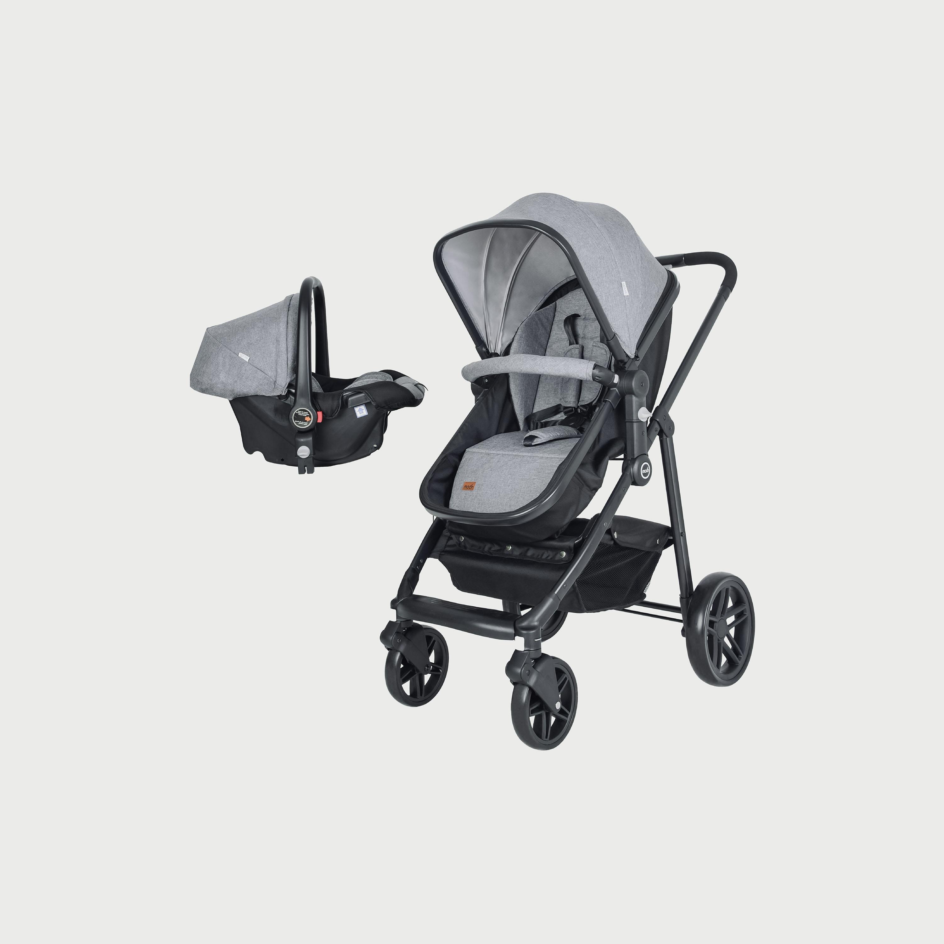Buy Moon Tres 3 In 1 Travel System Light Grey Online Babyshop UAE
