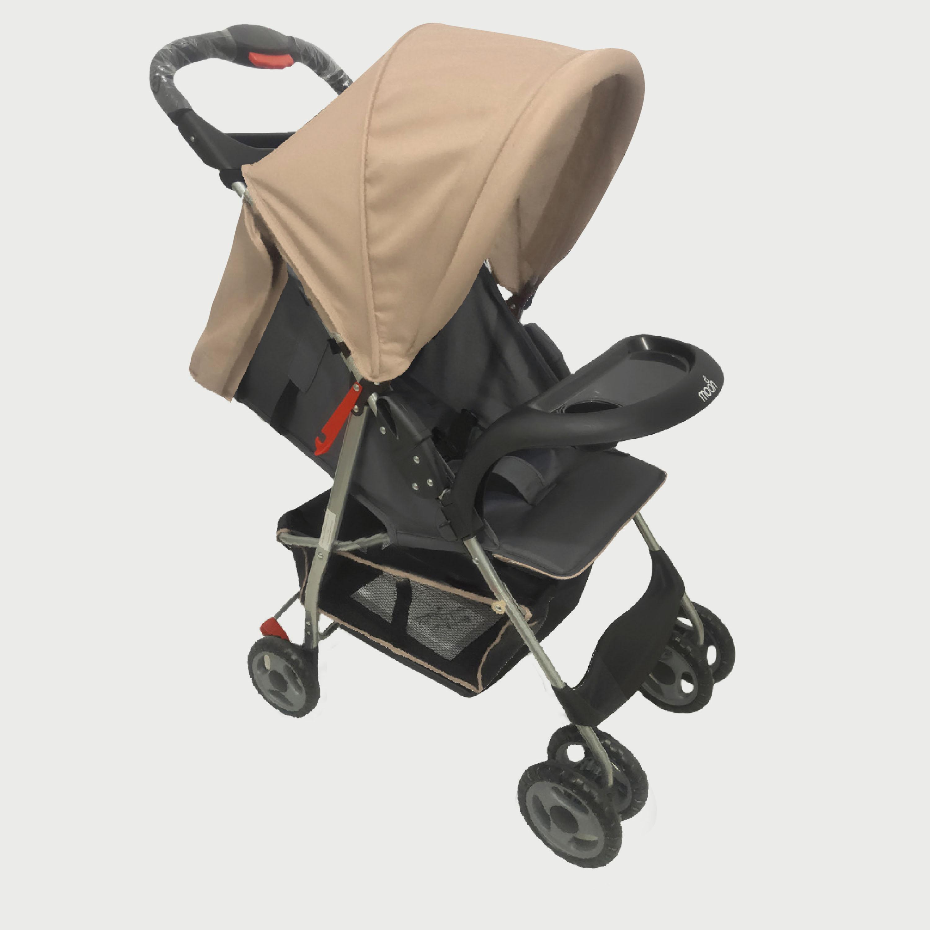 Buy Moon Bezik One Fold Stroller Biege Online Babyshop UAE