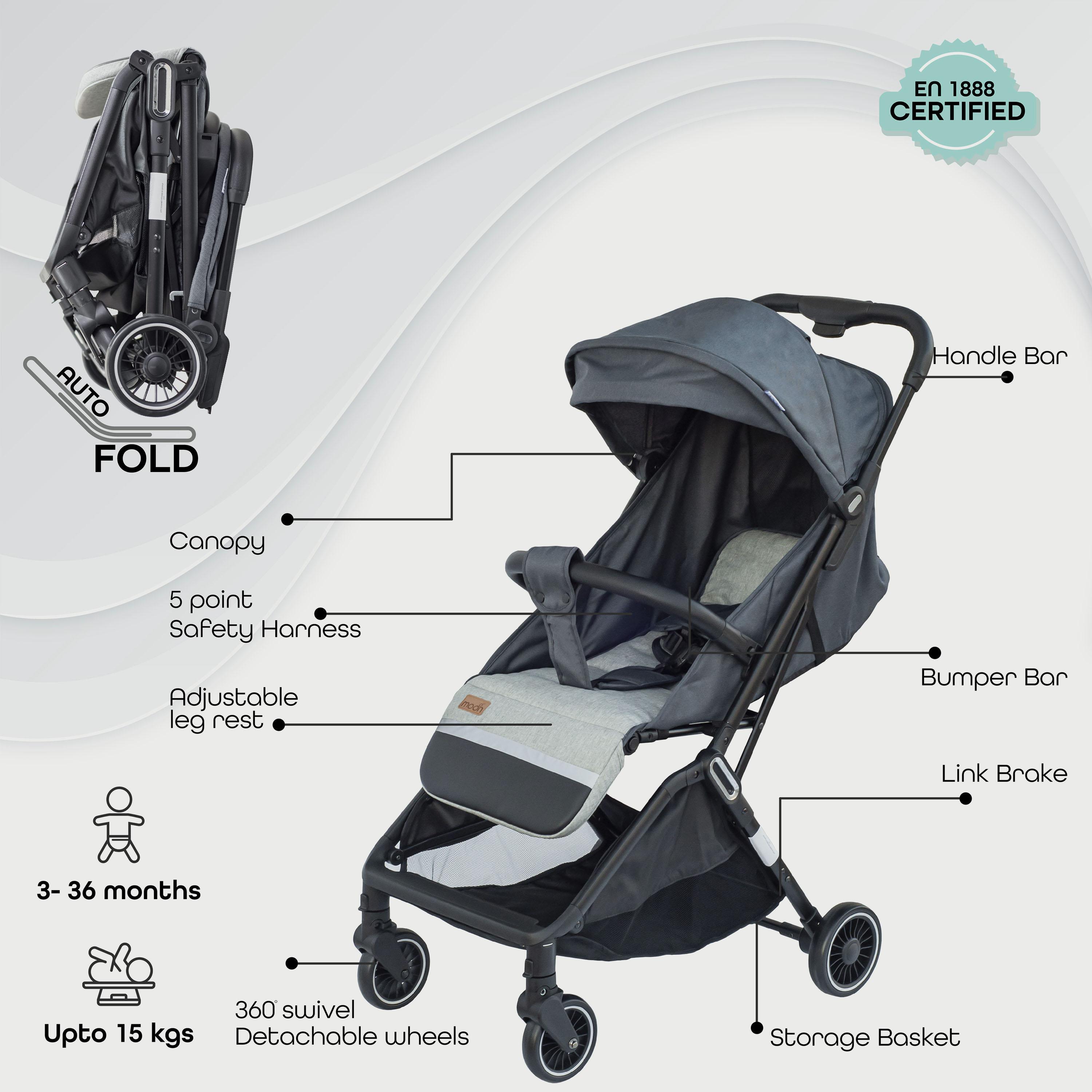 Moon Pronto Autofold Stroller, Black-baby-gear-strollersandprams-strollers-image-8