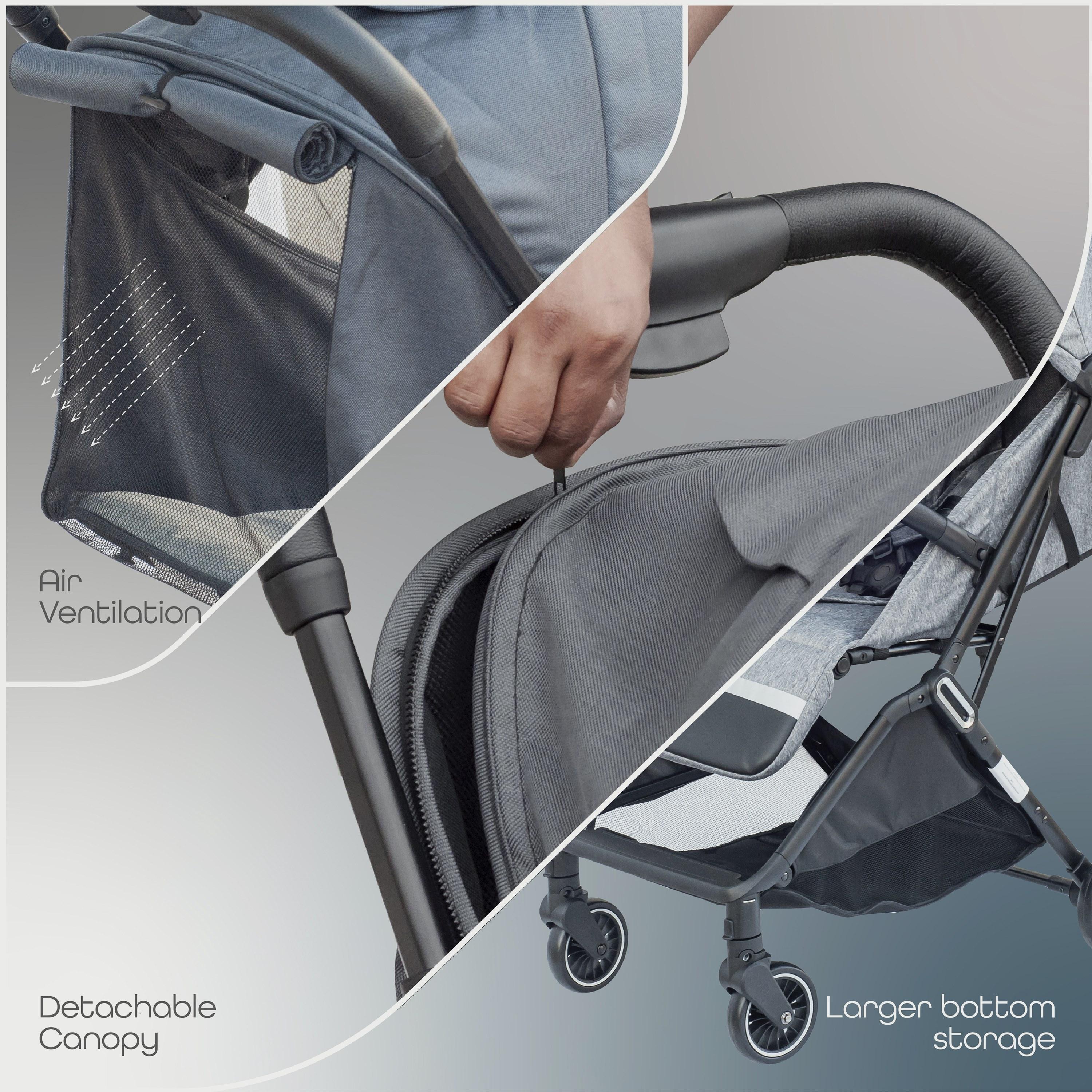 Moon Pronto Autofold Stroller, Senior Grey-baby-gear-strollersandprams-strollers-image-4