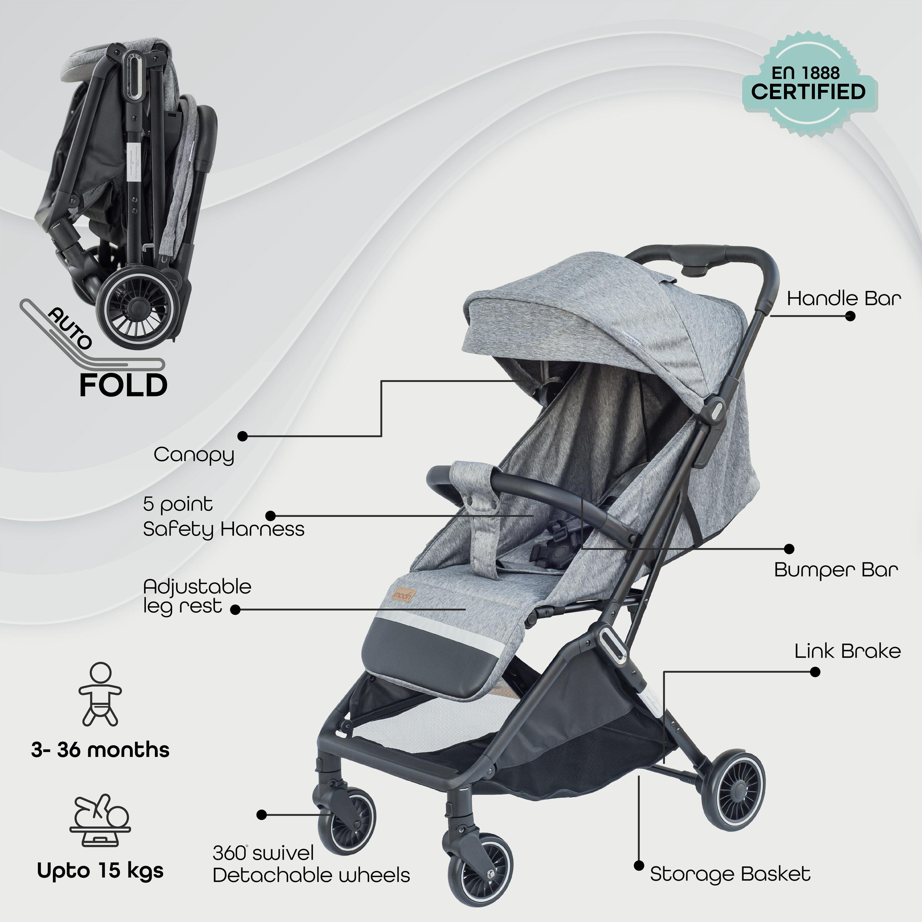 Moon Pronto Autofold Stroller, Senior Grey-baby-gear-strollersandprams-strollers-image-8