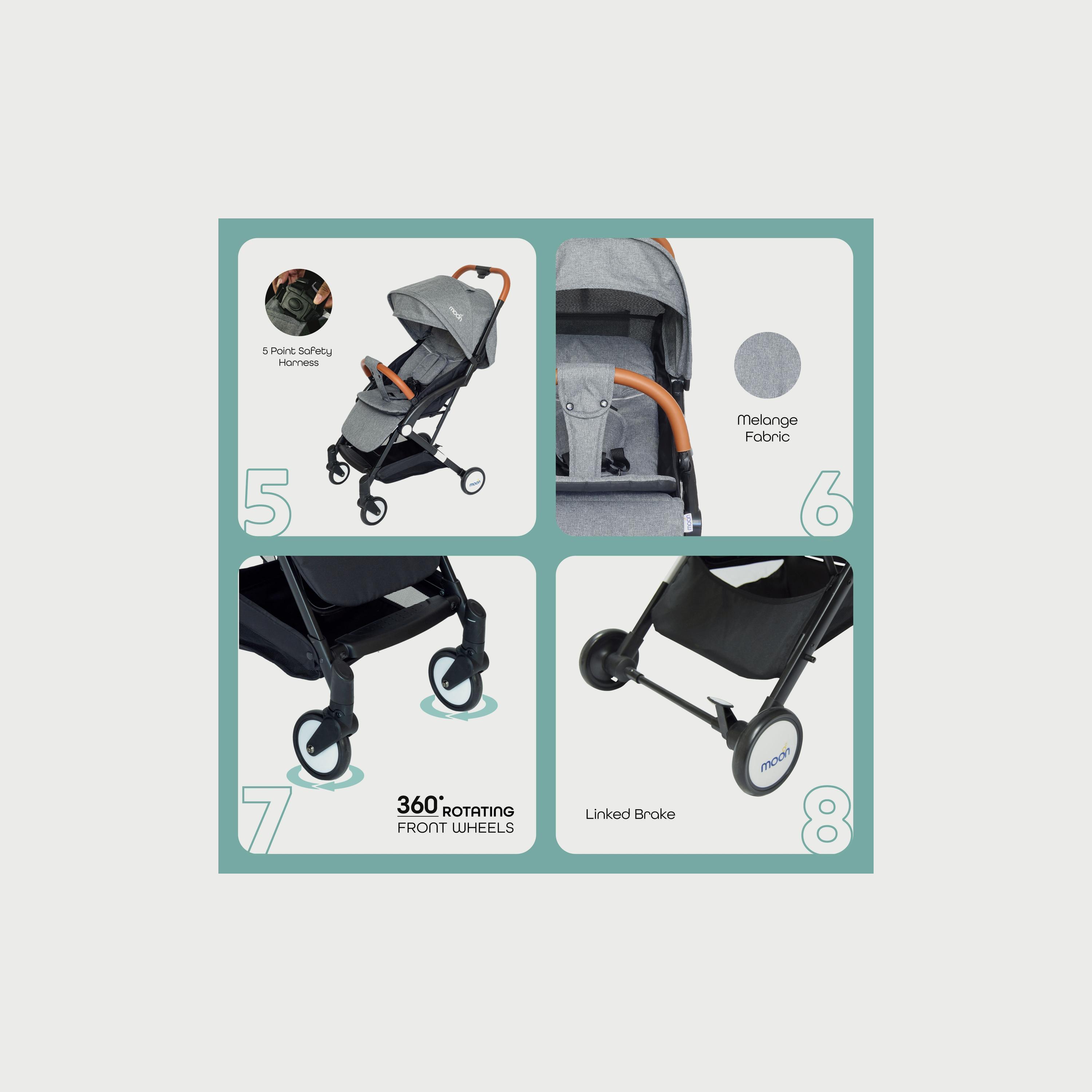 Moon Ritzi Cabin Stroller Grey-baby-gear-strollersandprams-strollers-image-4