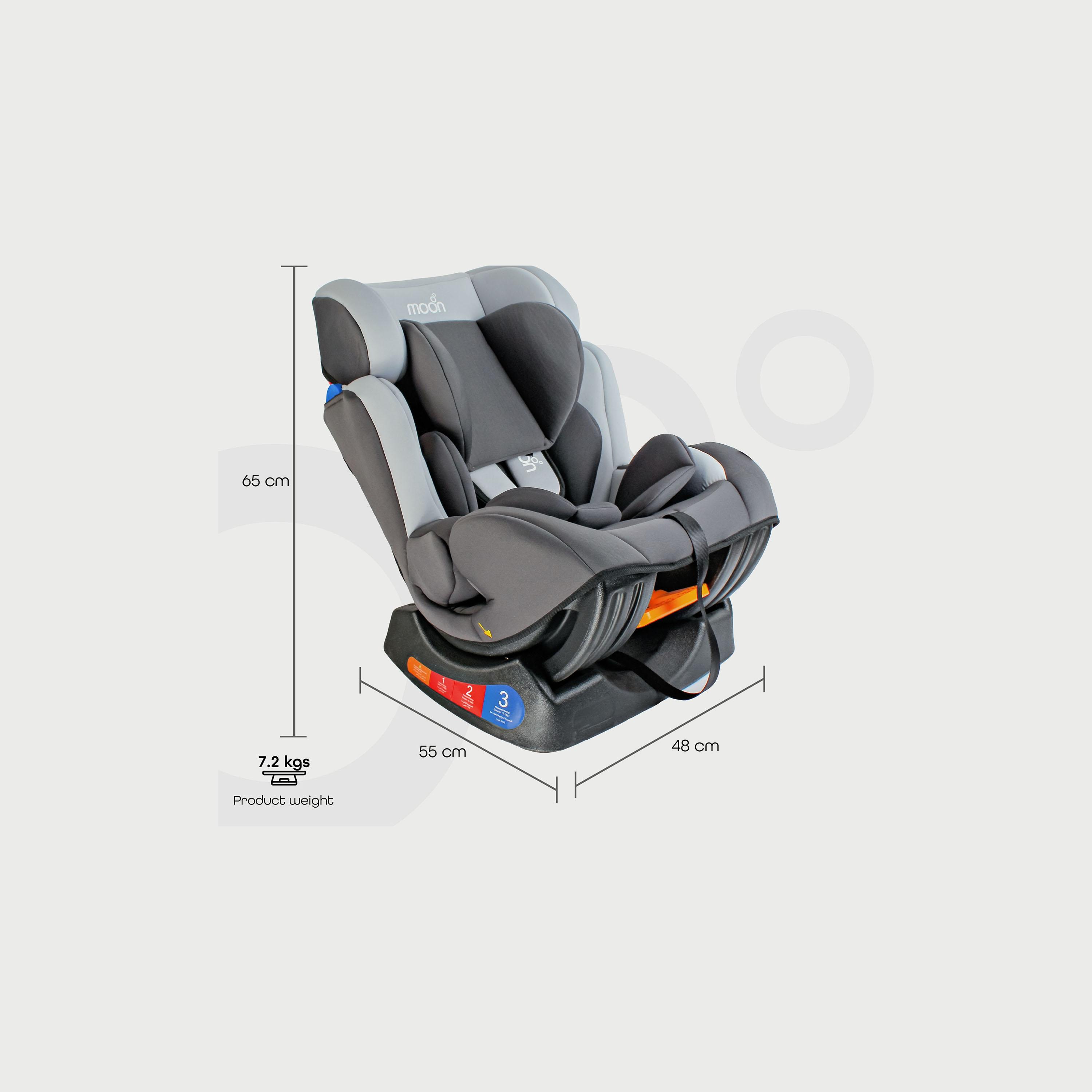 Moon Sumo Baby/Infant Car Seat (Group 0, 1, 2), Charcoal Grey-baby-gear-carseats-image-4