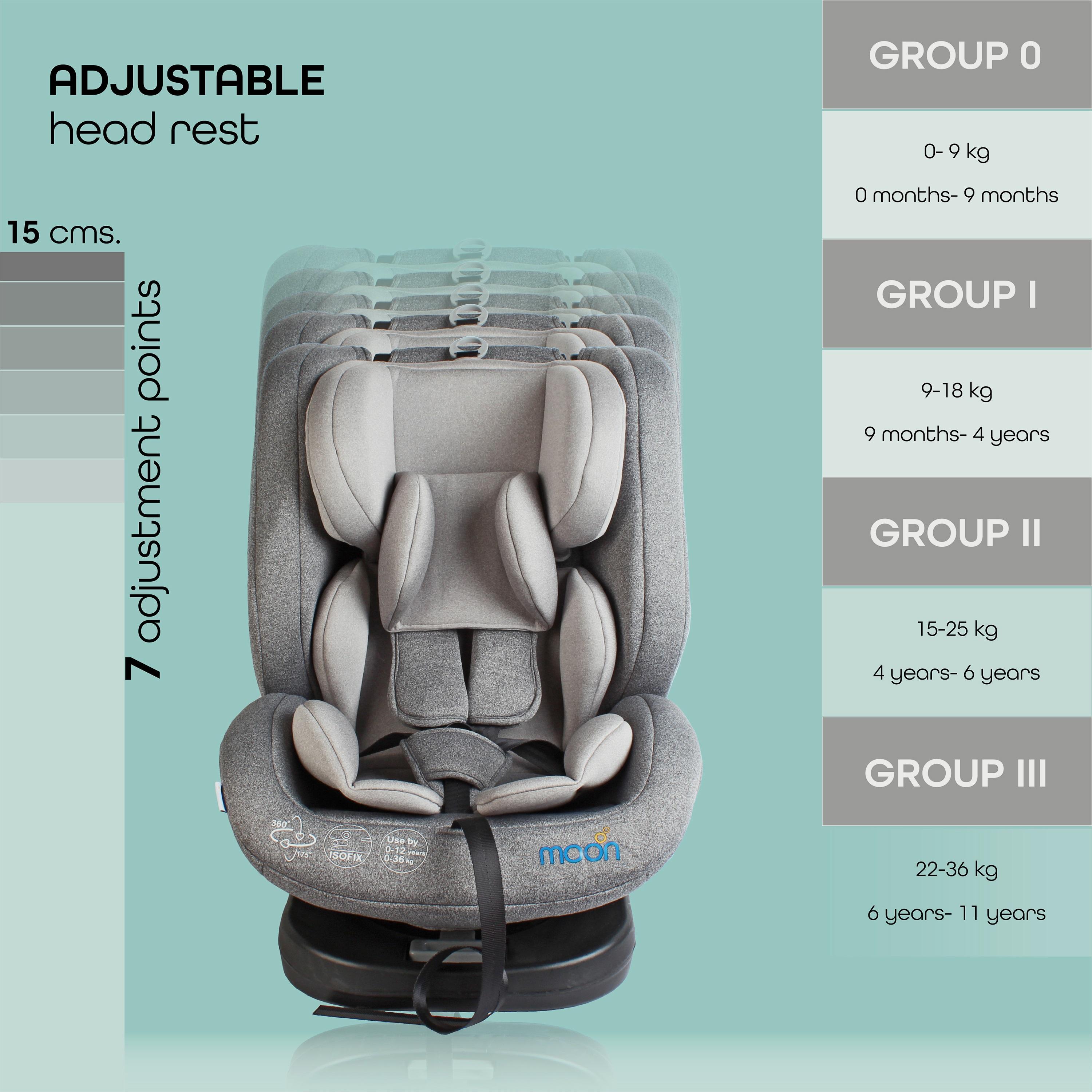 Moon Rover Baby/Infant Car Seat (Group 0+/1/2/3), Grey-baby-gear-carseats-image-4