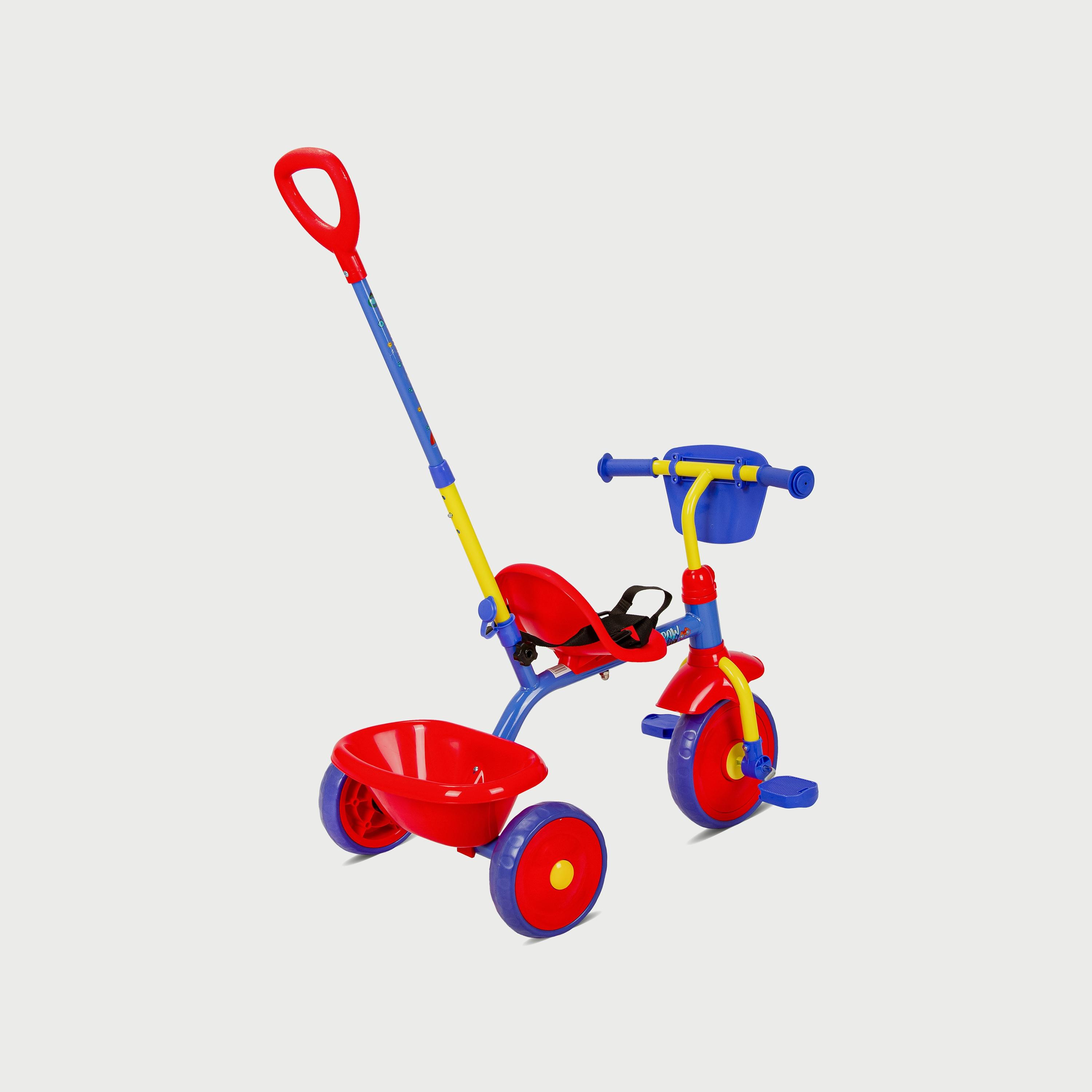 Spartan Paw Patrol Boys Tricycle with Pushbar-toys-outdoor-bikesandrideons-trikes-image-3