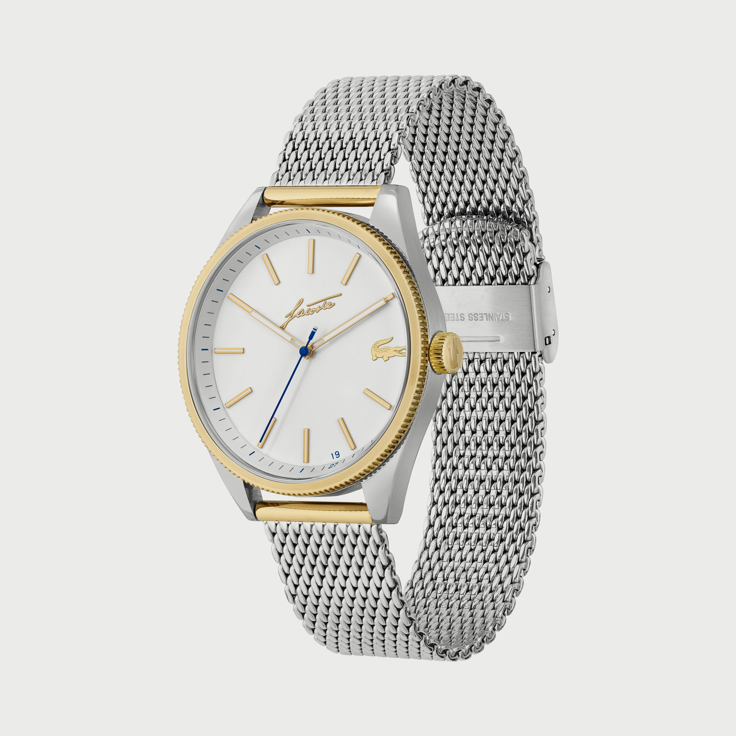 ساعة أنالوج للرجال 42 ملم بلون فضي بسوار ستانلس ستيل من لاكوست 2011143-men-watchesandjewellery-watches-image-2