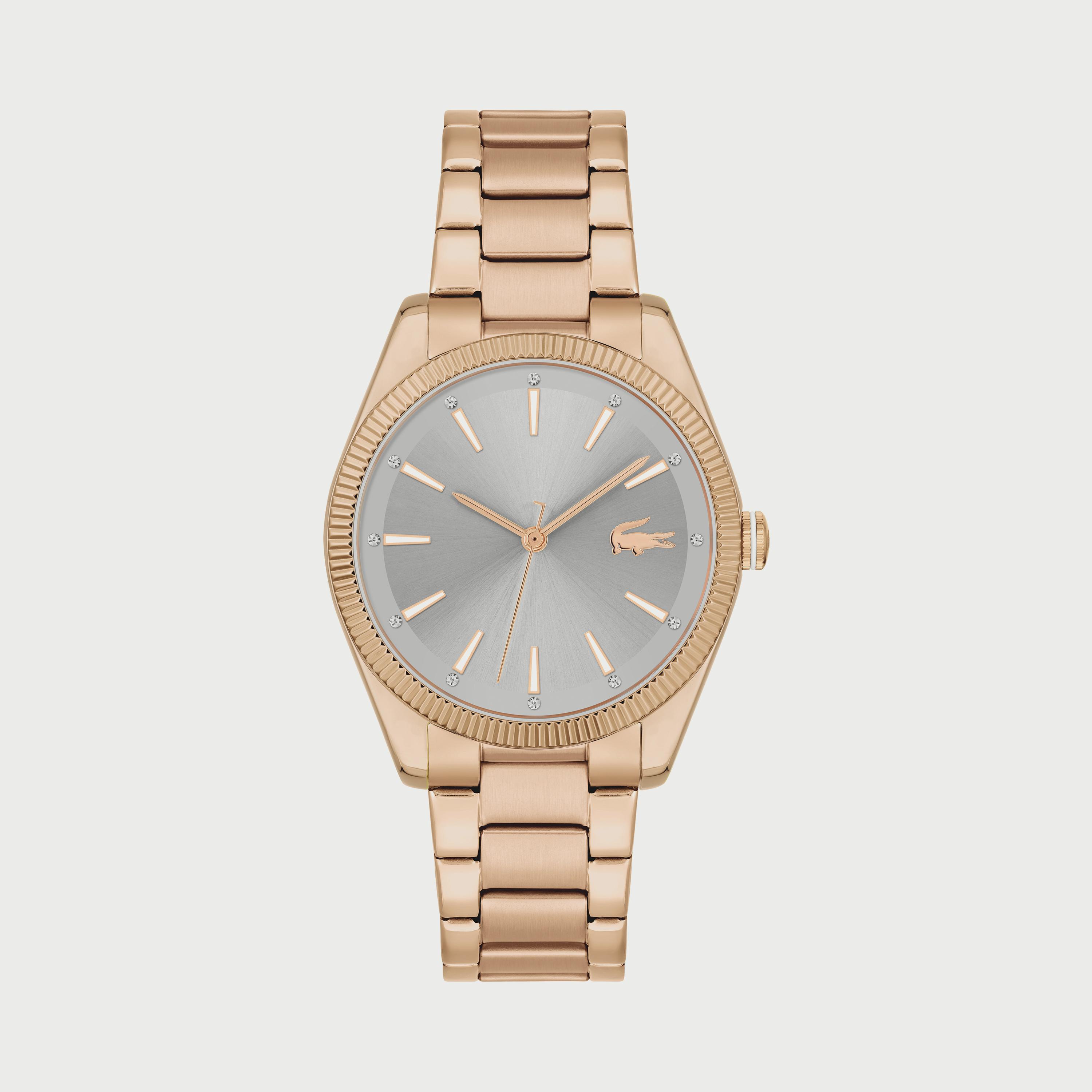 ساعة لاكوست ذو انالوج للنساء بسوار ذهبي وردي مع ستانلس ستيل ذو 36 مم | 2001242-women-watchesandjewellery-watches-image-1