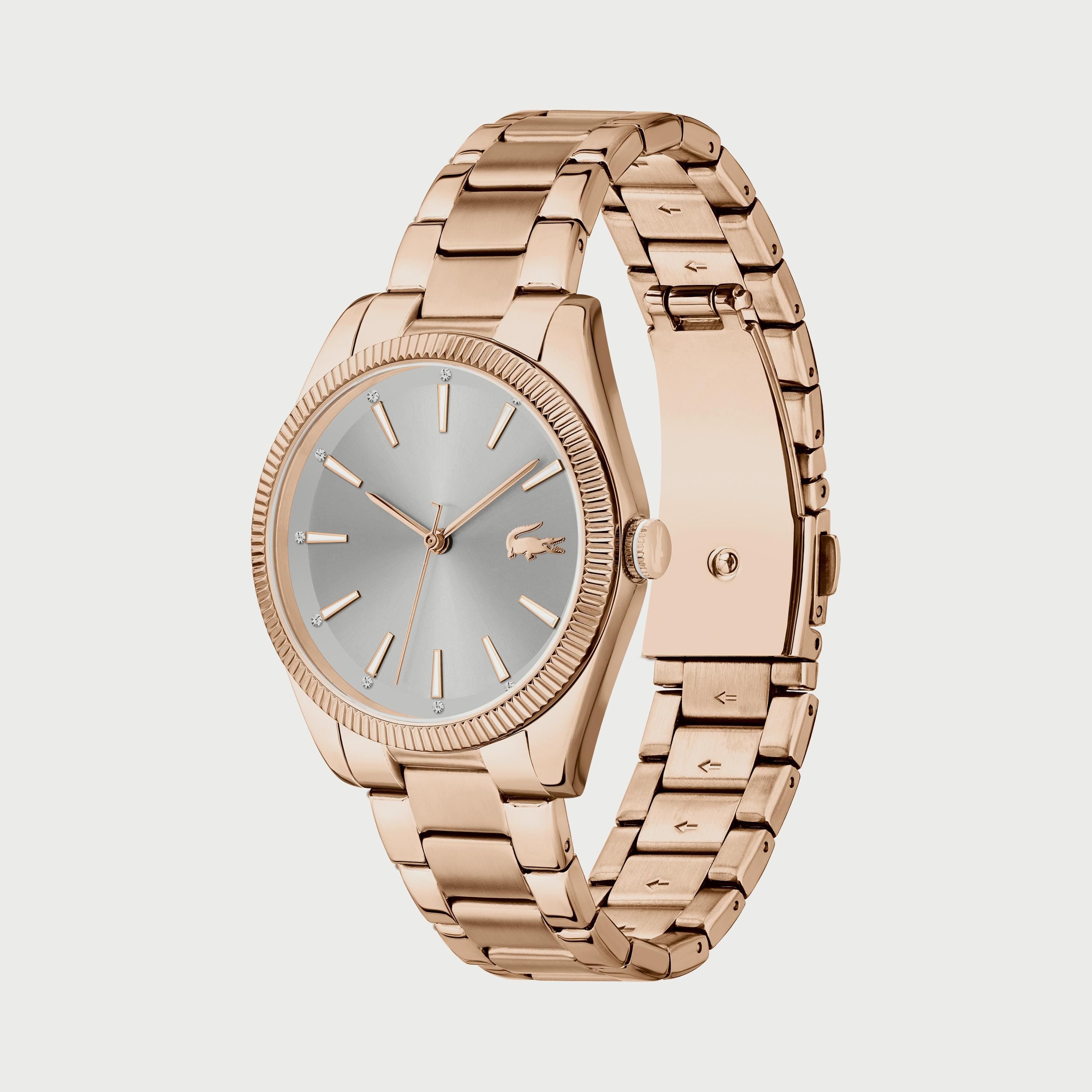 ساعة لاكوست ذو انالوج للنساء بسوار ذهبي وردي مع ستانلس ستيل ذو 36 مم | 2001242-women-watchesandjewellery-watches-image-2