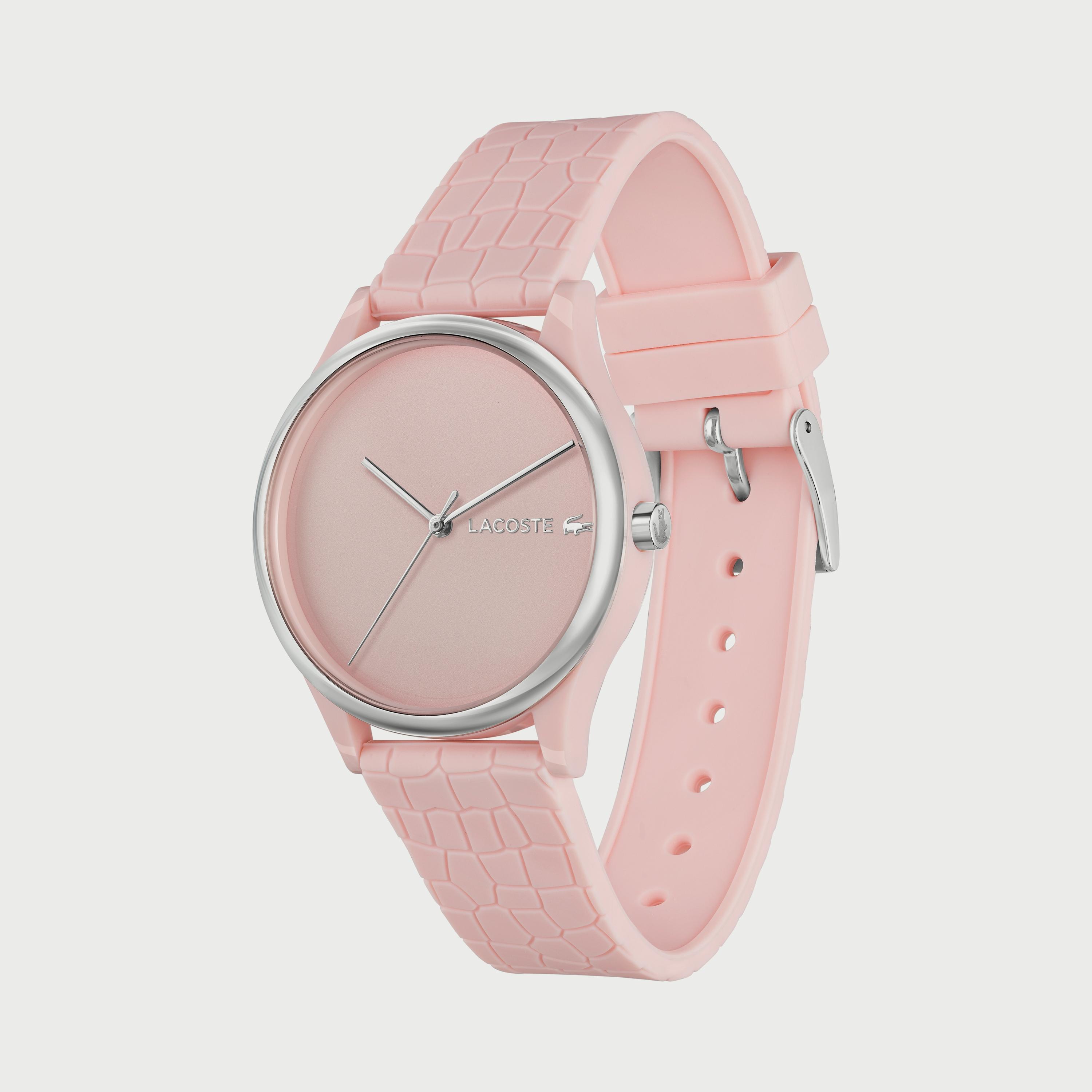 ساعة أنالوج للنساء 36 ملم بلون وردي بسوار سليكون من لاكوست 2001248-women-watchesandjewellery-watches-image-2