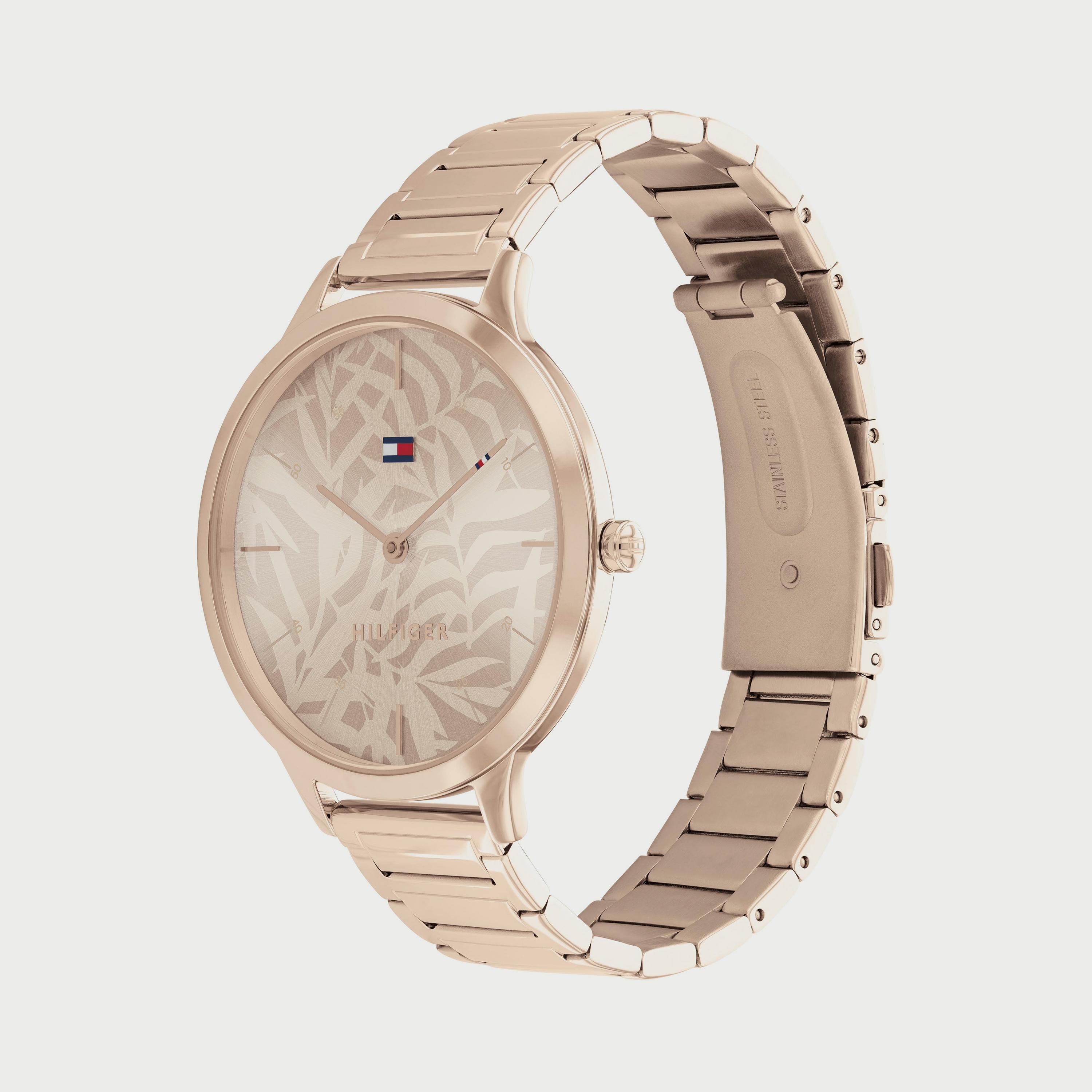 ساعة أنالوج للنساء 40 ملم بلون ذهبي وردي بسوار ستانلس ستيل من تومي هيلفيغر 1782497-women-watchesandjewellery-watches-image-2