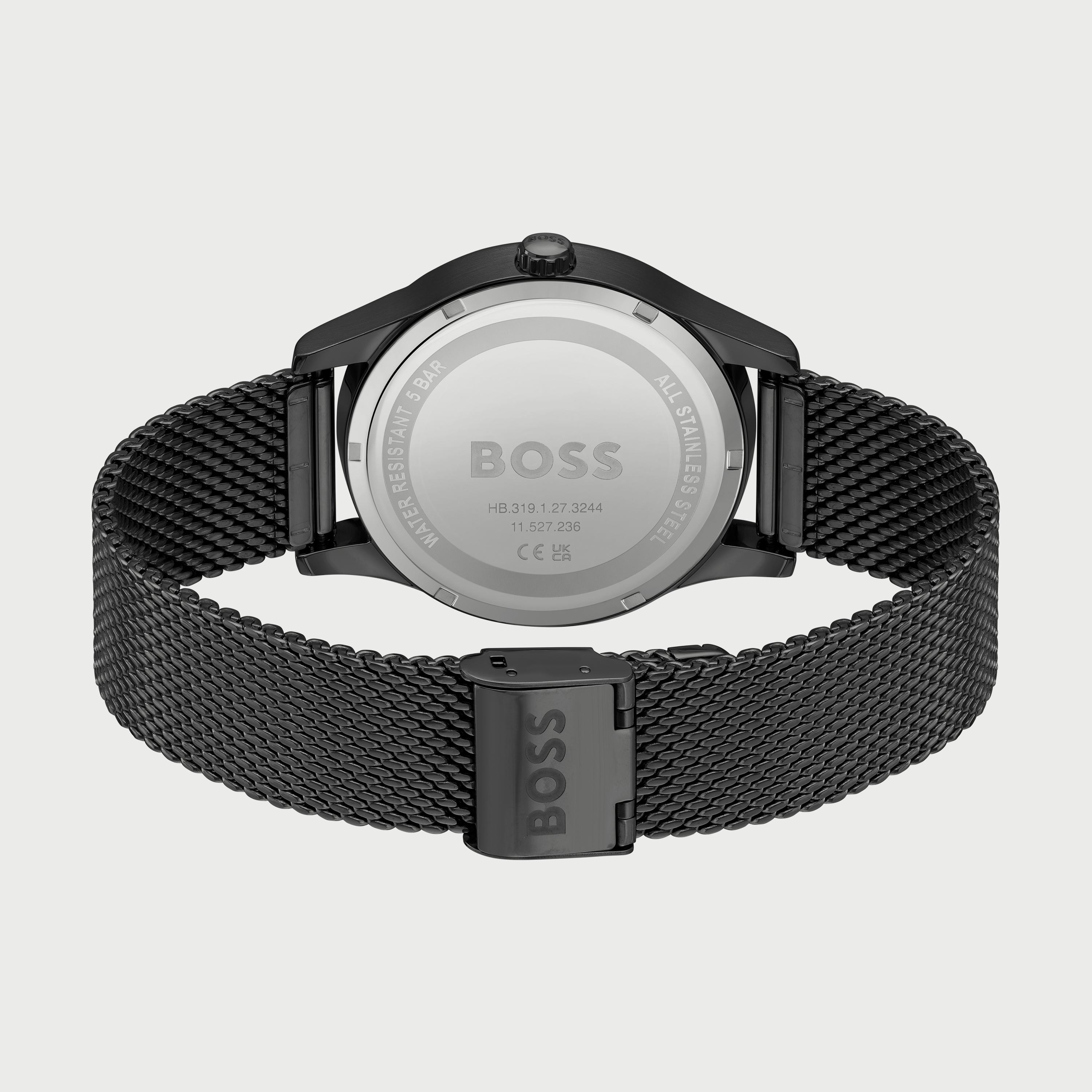 Hugo boss metal online strap