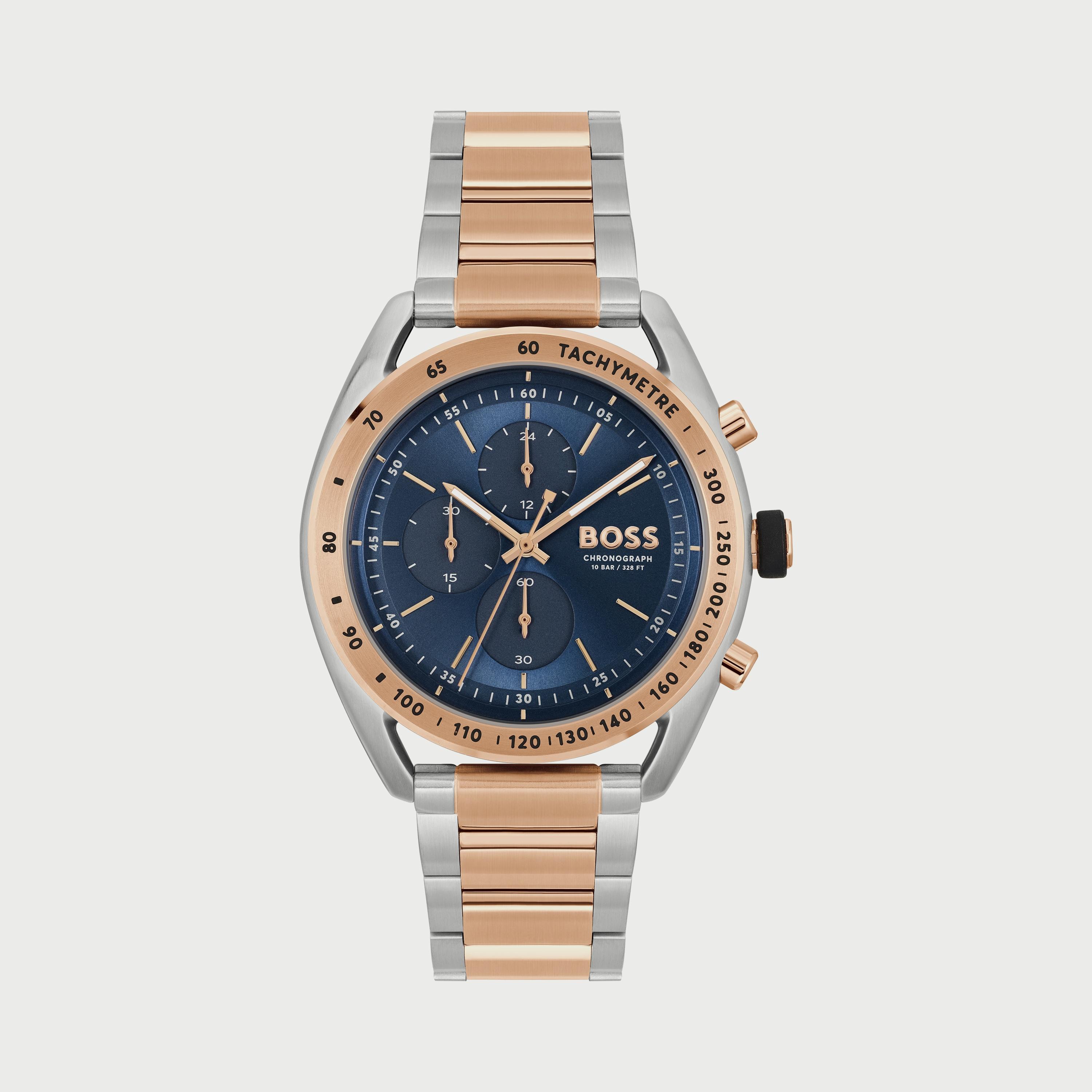 Mens gold discount hugo boss watch