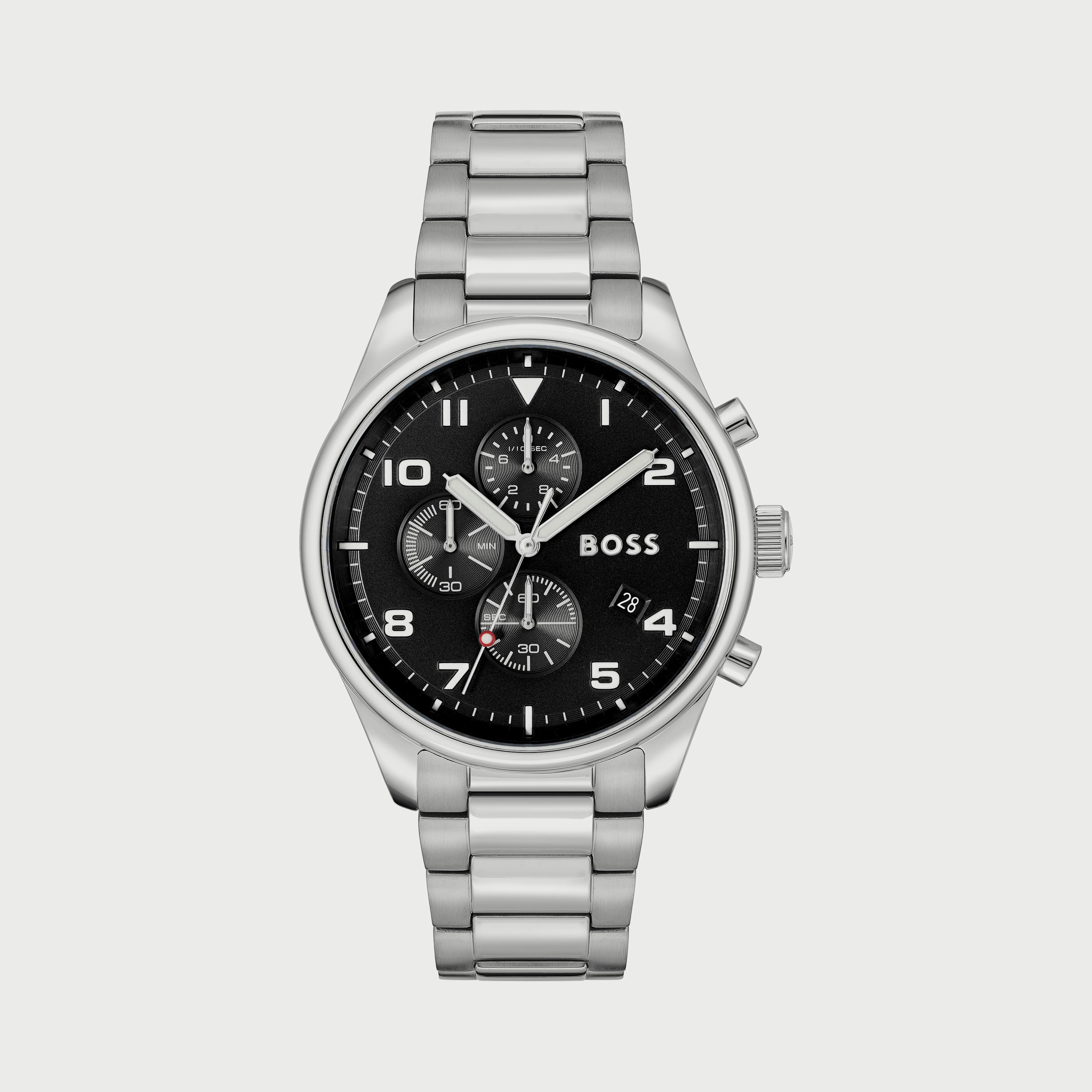 Hugo boss black on sale metal strap watch