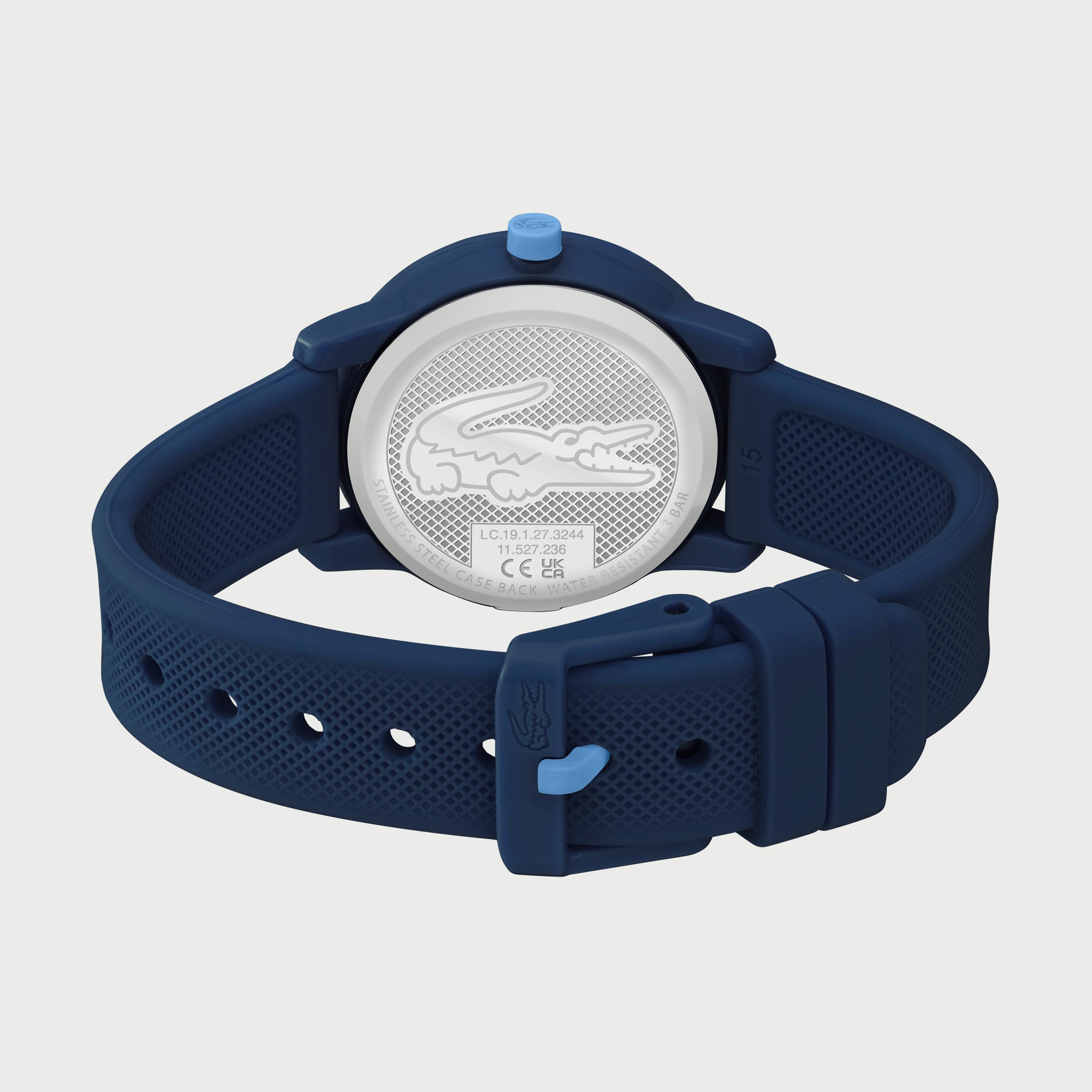ساعة أنالوج للصغار 33 ملم بلون كحلي بسوارسليكون من لاكوست 2030043-girls-accessories-watches-image-3
