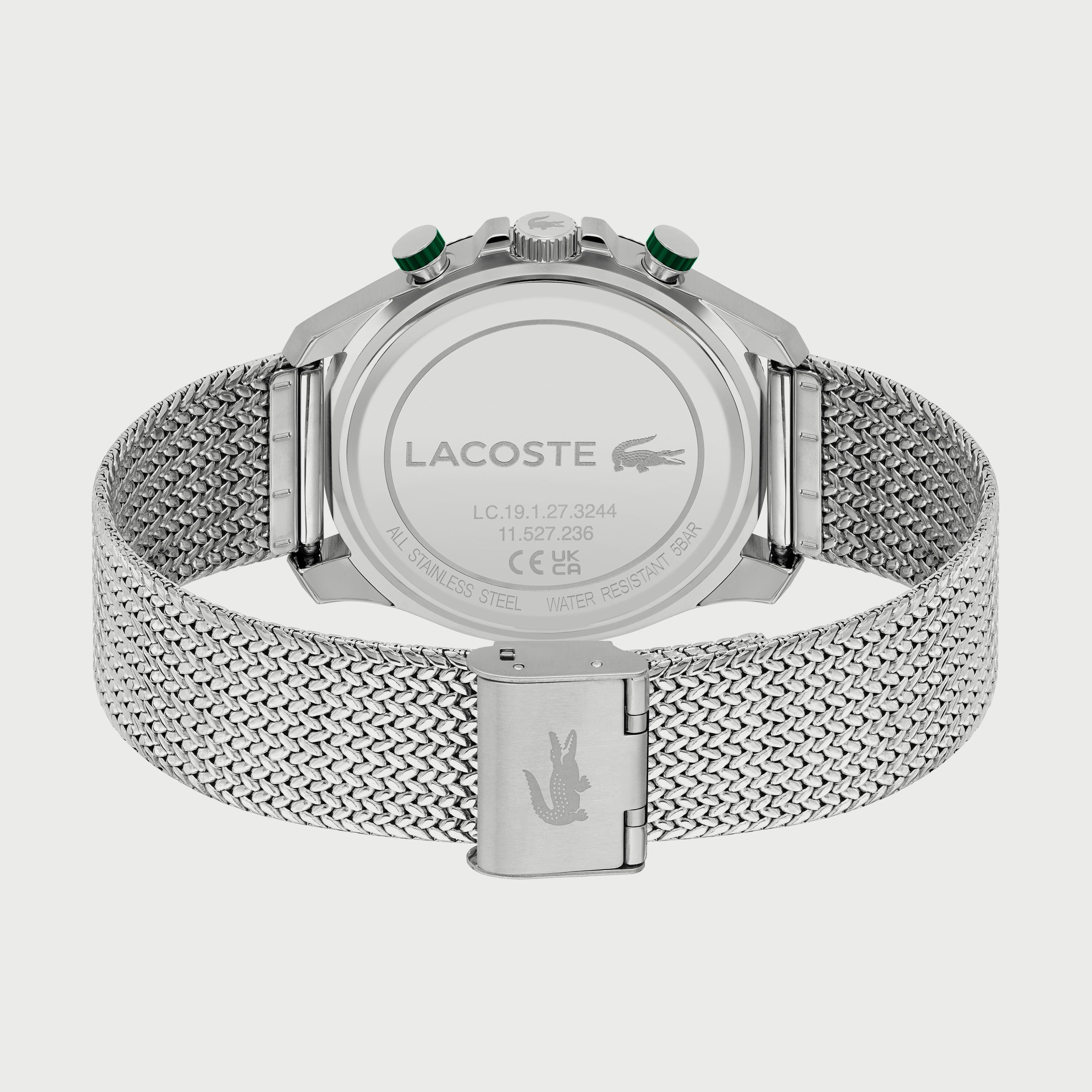 Silver lacoste watch hot sale