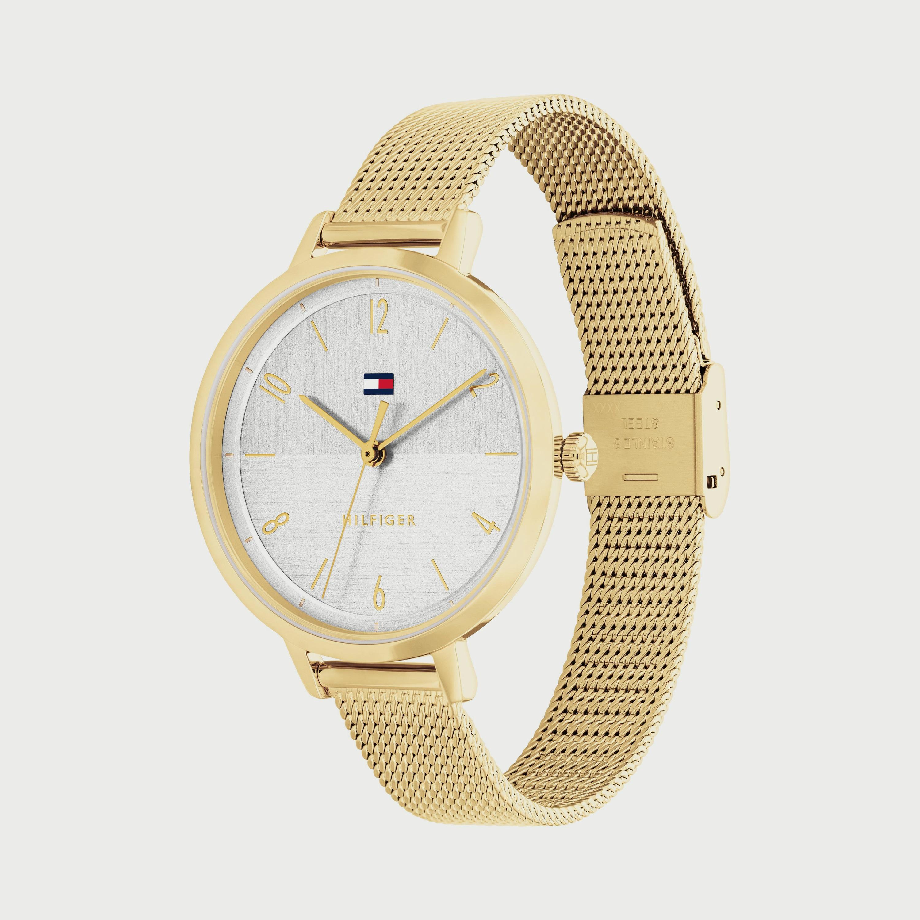 ساعة أنالوج للنساء 38 ملم بلون ذهبي بسوار ستانلس ستيل من تومي هيلفيغر 1782579-women-watchesandjewellery-watches-image-2