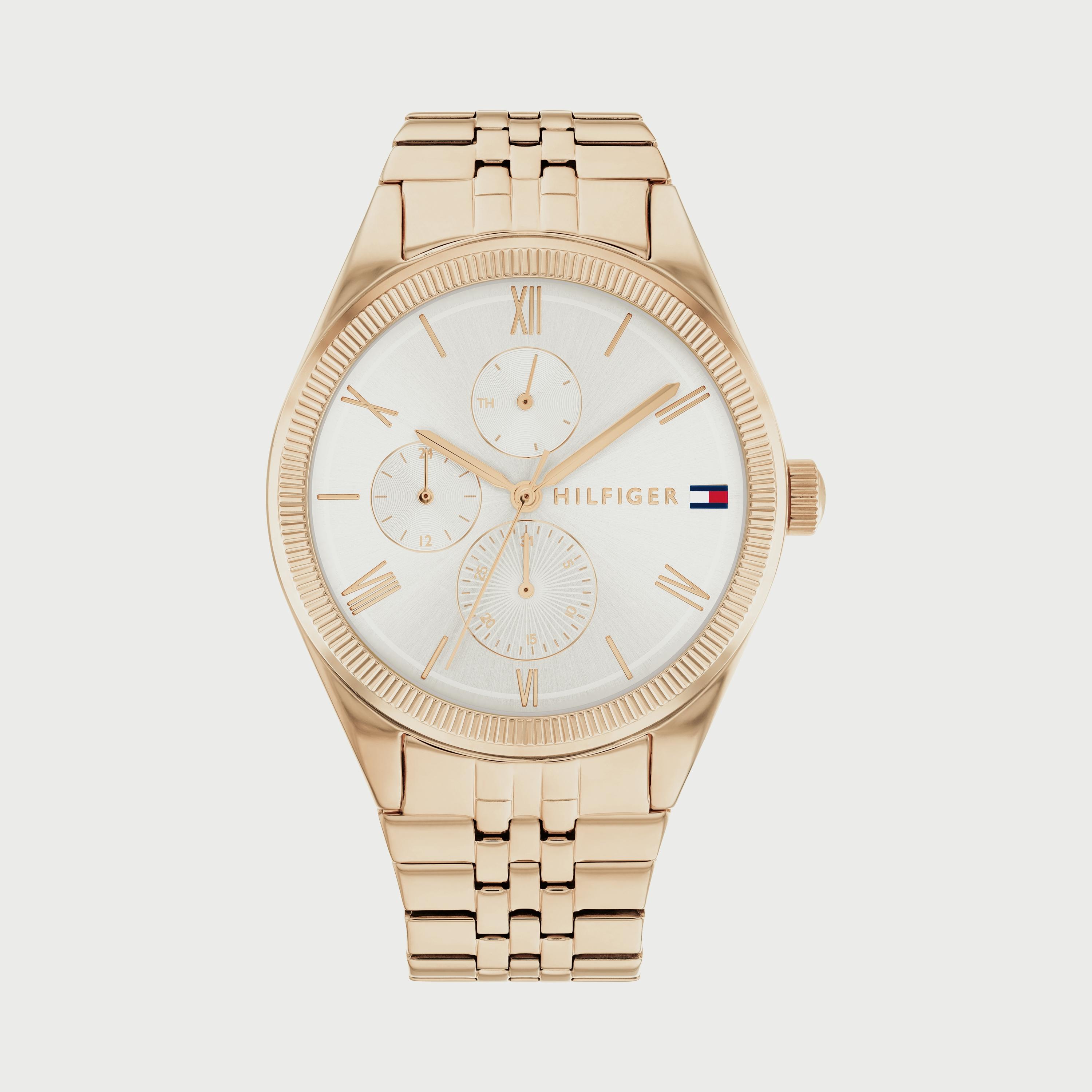 Tommy hilfiger deals rose gold watch