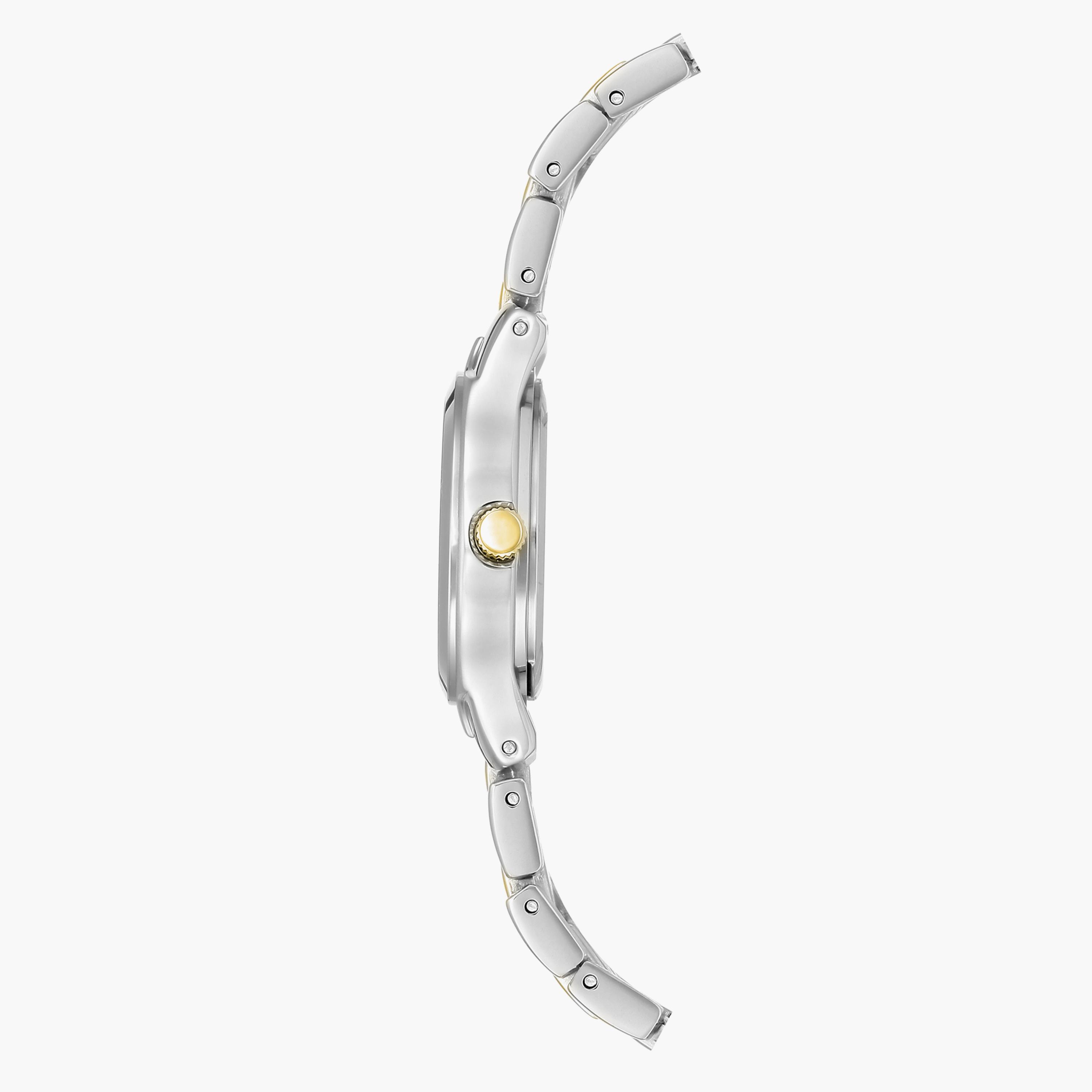 ساعة أنالوج فضية وذهبية بسوار ستانلس ستيل من آن كلاين 105491SVTT-women-watchesandjewellery-watches-image-2
