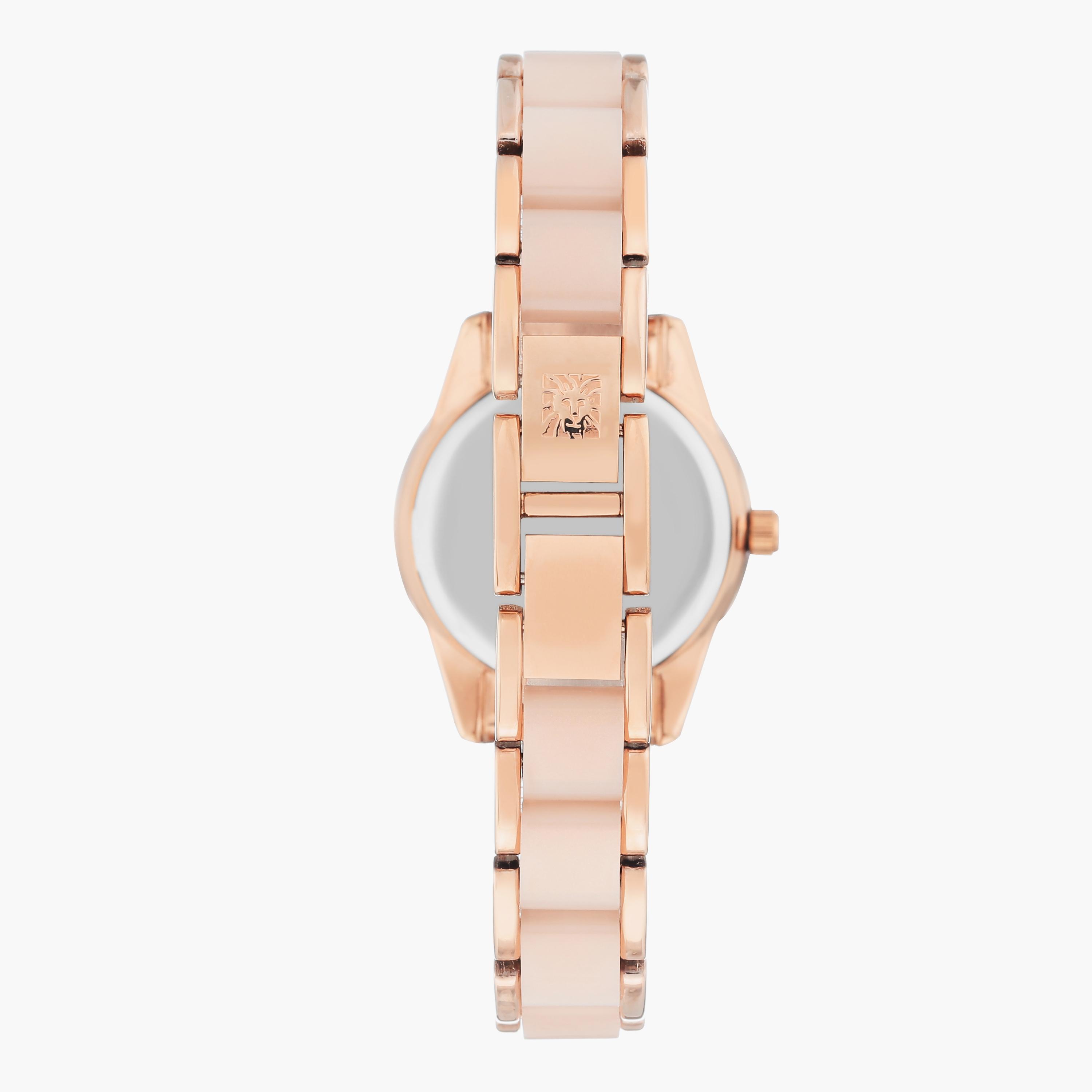 ساعة آن كلاين ذو انالوج بسوار ذهبي الوردي مع بلاستيك AK3212LPRG-women-watchesandjewellery-watches-image-3