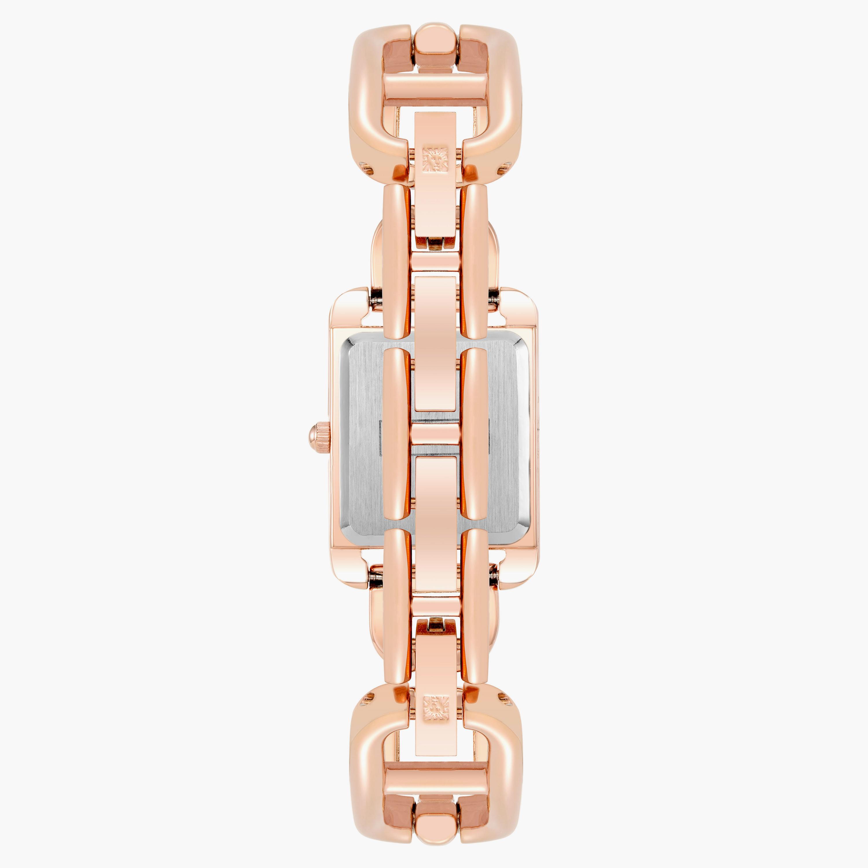ساعة أنالوج ذهبية وردية بسوار ستانلس ستيل من آن كلاين AK4094RGRG-women-watchesandjewellery-watches-image-3