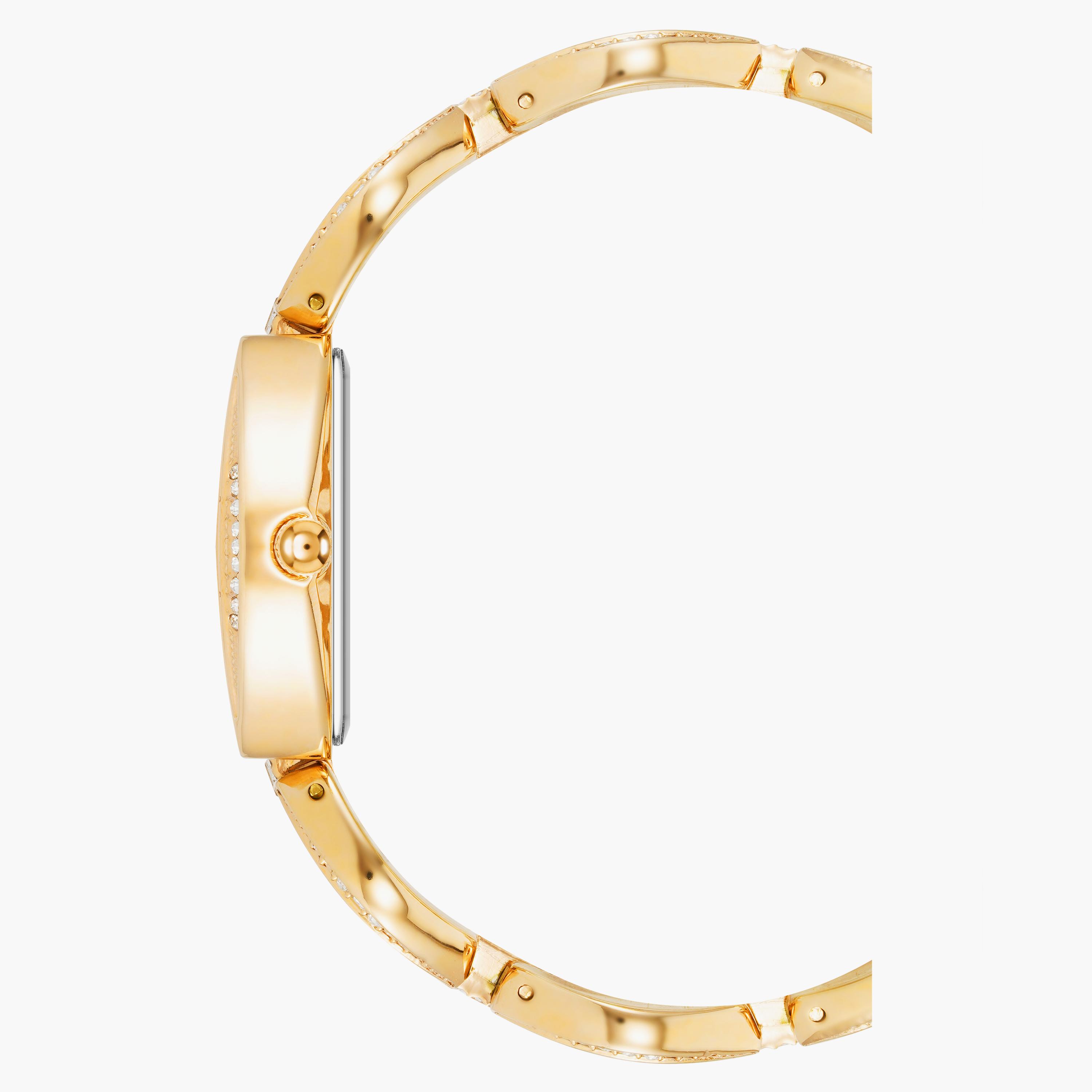 ساعة أنالوج ذهبية بسوار ستانلس ستيل من آن كلاين AK4020MPGB-women-watchesandjewellery-watches-image-2