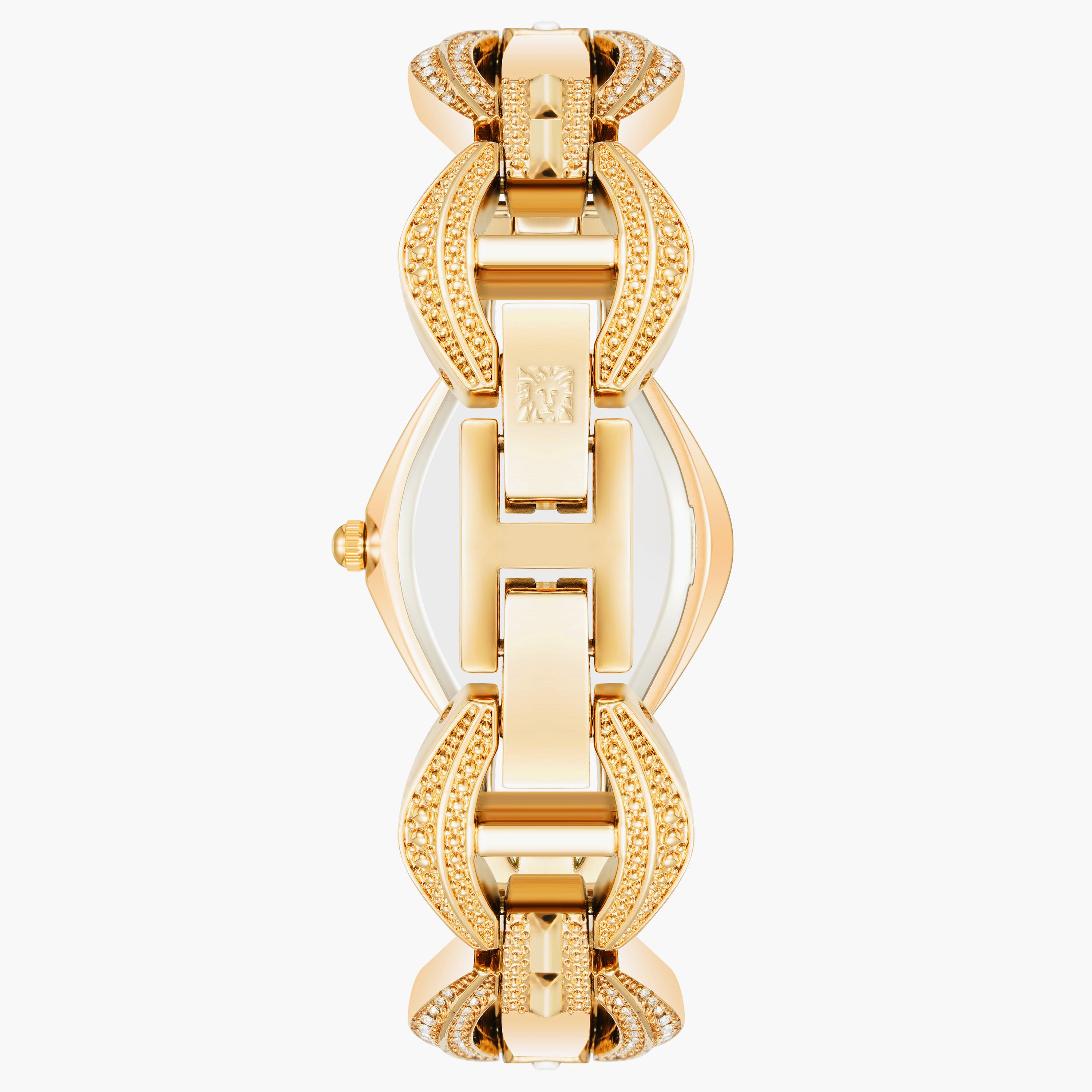 ساعة أنالوج ذهبية بسوار ستانلس ستيل من آن كلاين AK4020MPGB-women-watchesandjewellery-watches-image-3