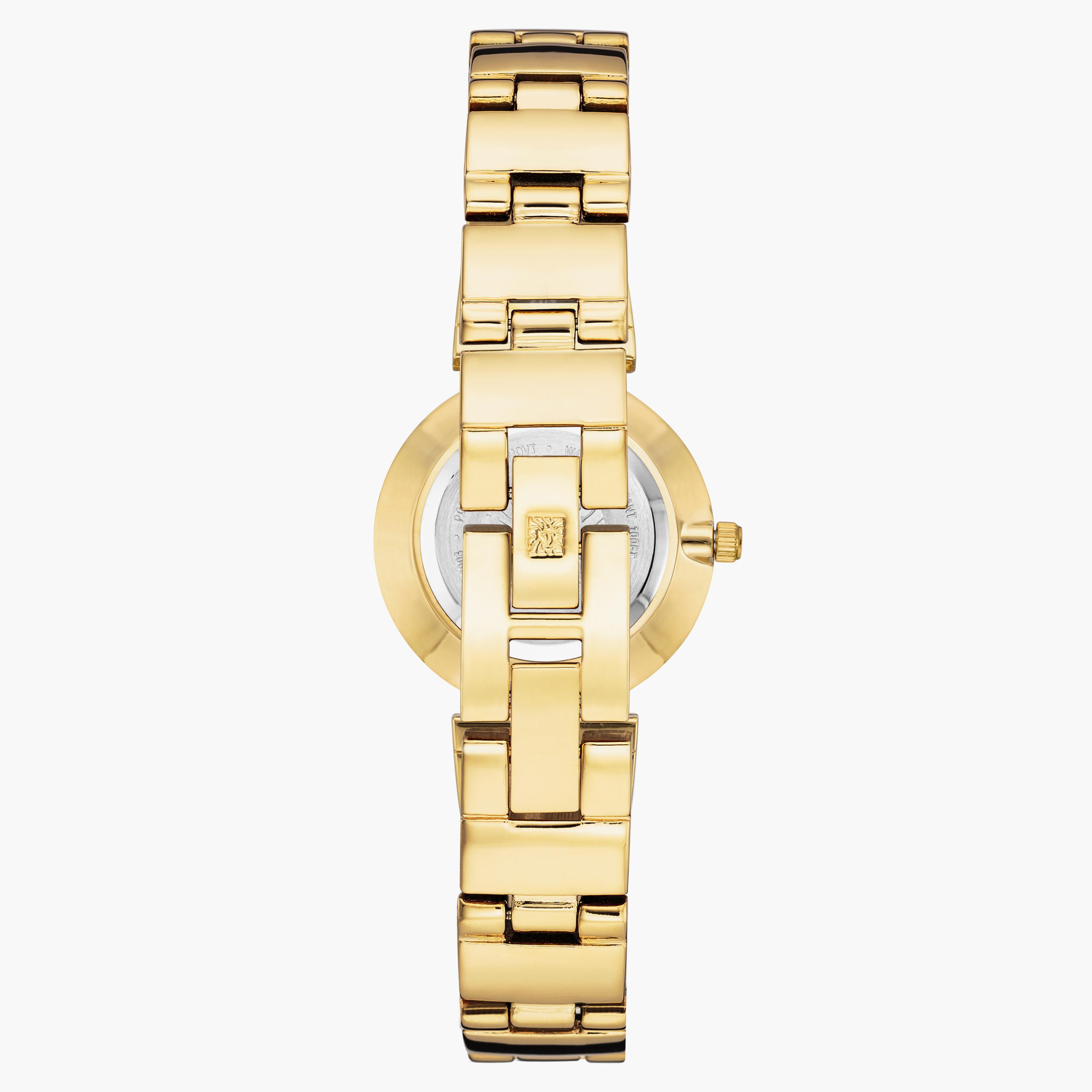 ساعة أنالوج ذهبية بسوار ستانلس ستيل من آن كلاين AK3902LVGB-women-watchesandjewellery-watches-image-3