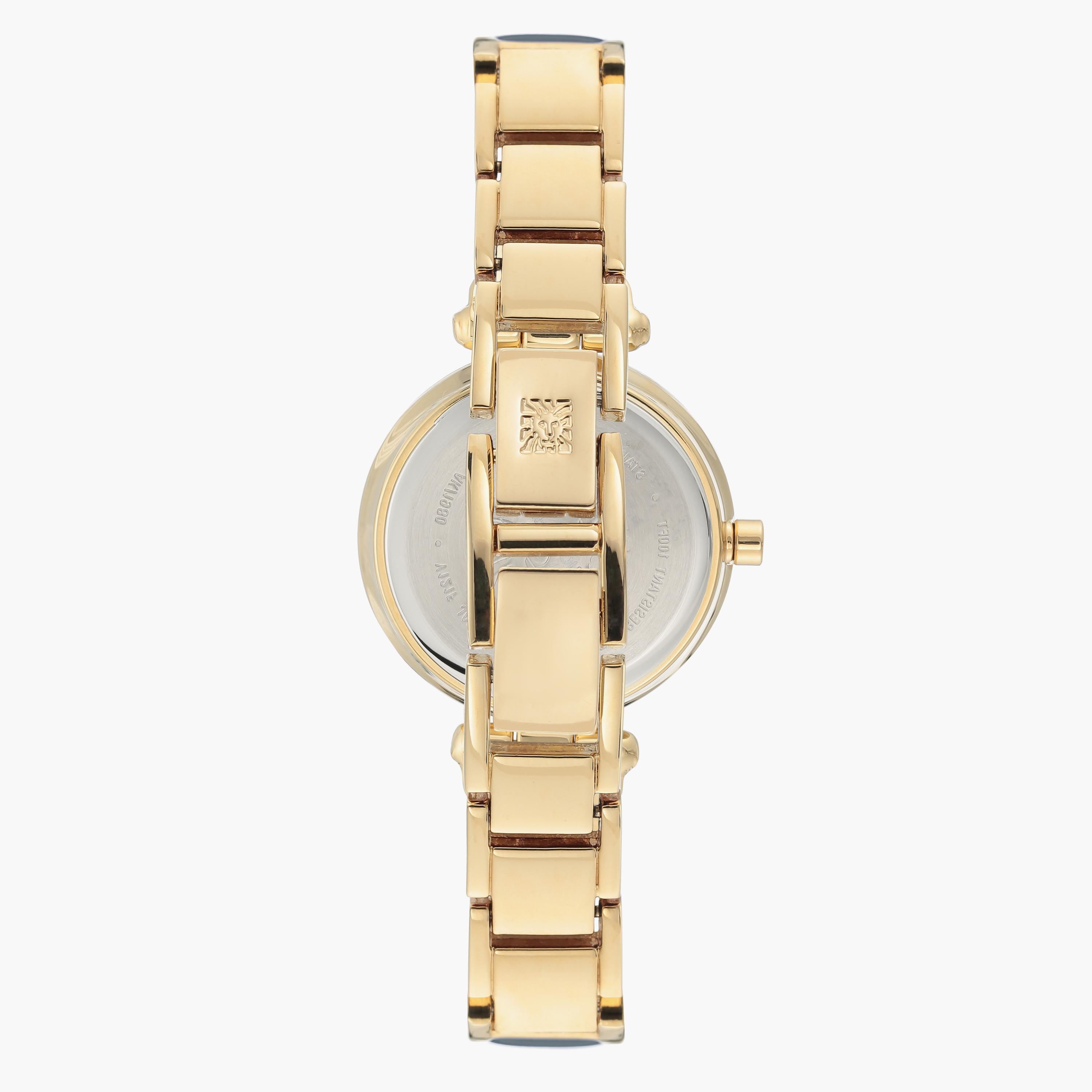 ساعة آن كلاين ذو انالوج بسوار تيل مع ستانلس ستيل AK1980BLGB-women-watchesandjewellery-watches-image-3