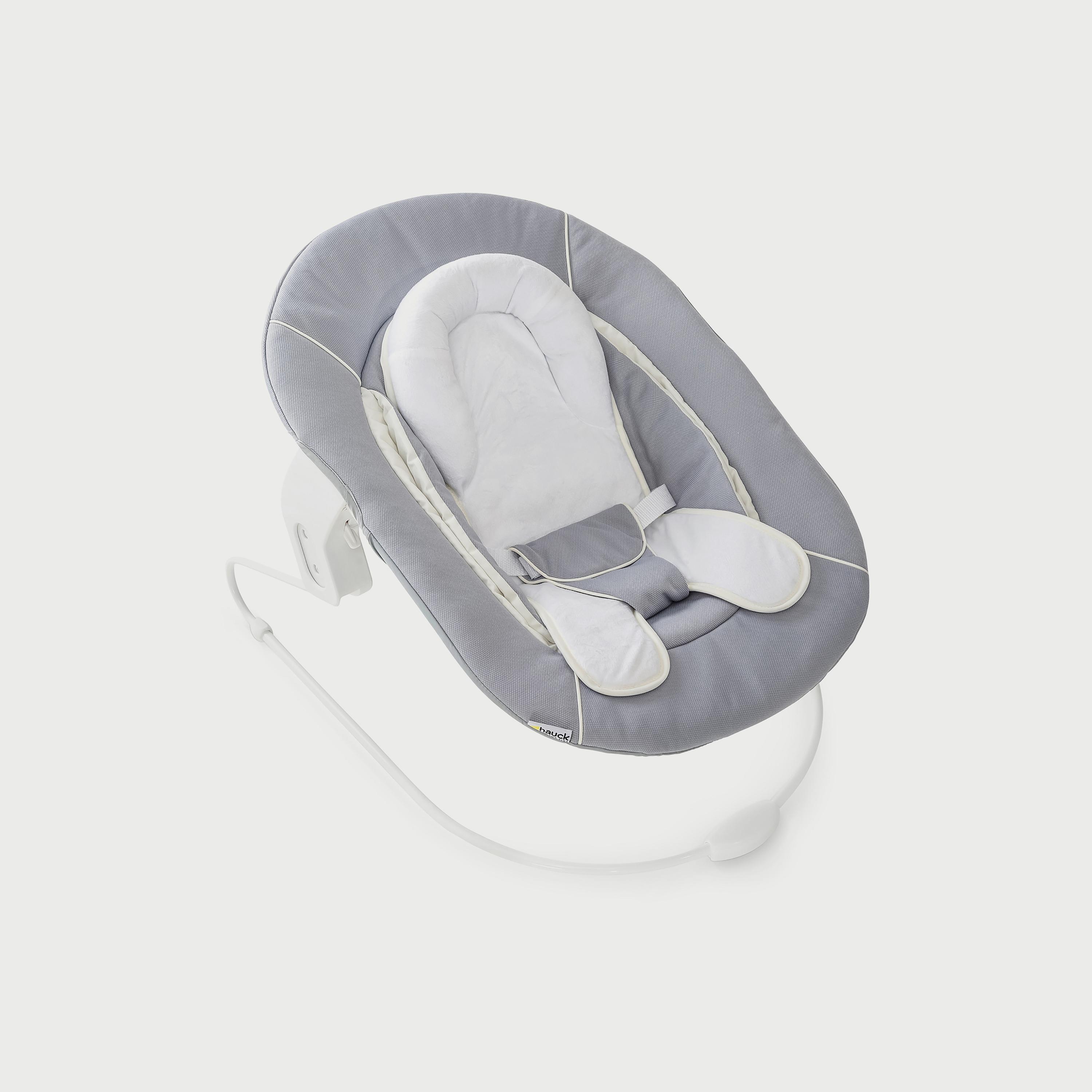 Hauck Bouncers Alpha Bouncer, 2-in-1, Stretch Grey-baby-infantactivity-bouncers-image-1