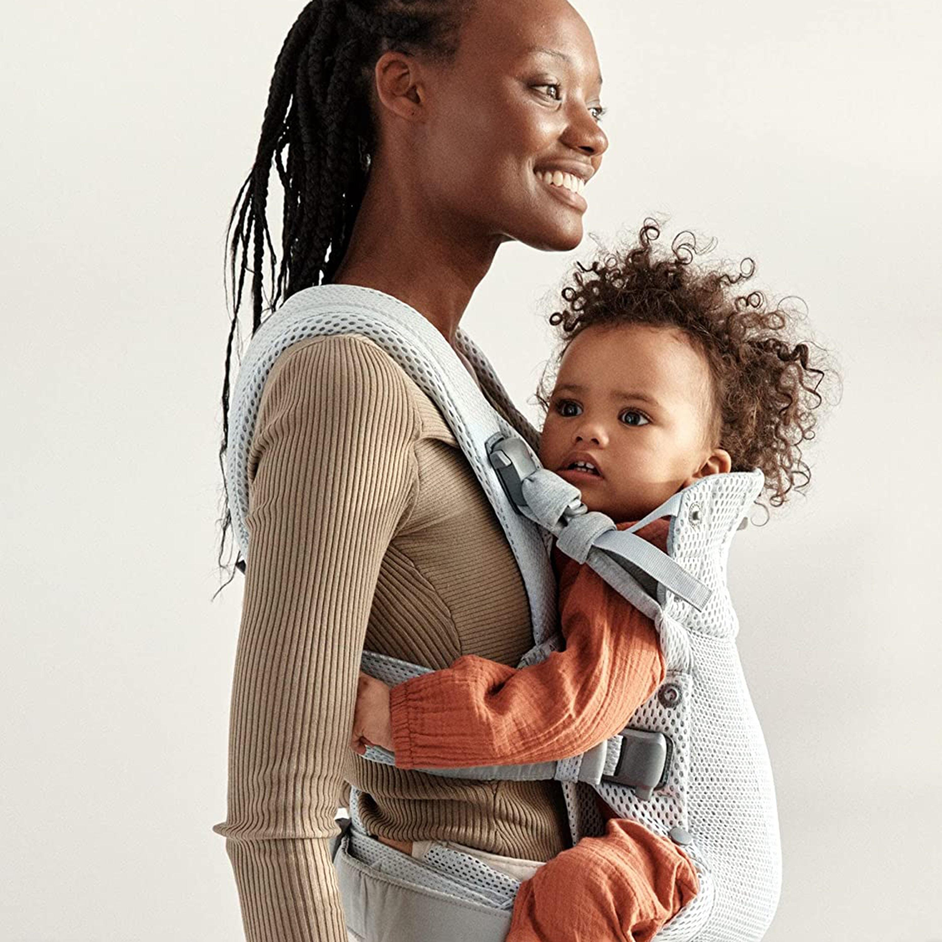 Babybjorn Baby Carrier Harmony 3D Mesh, Silver-baby-gear-babycarriers-image-5