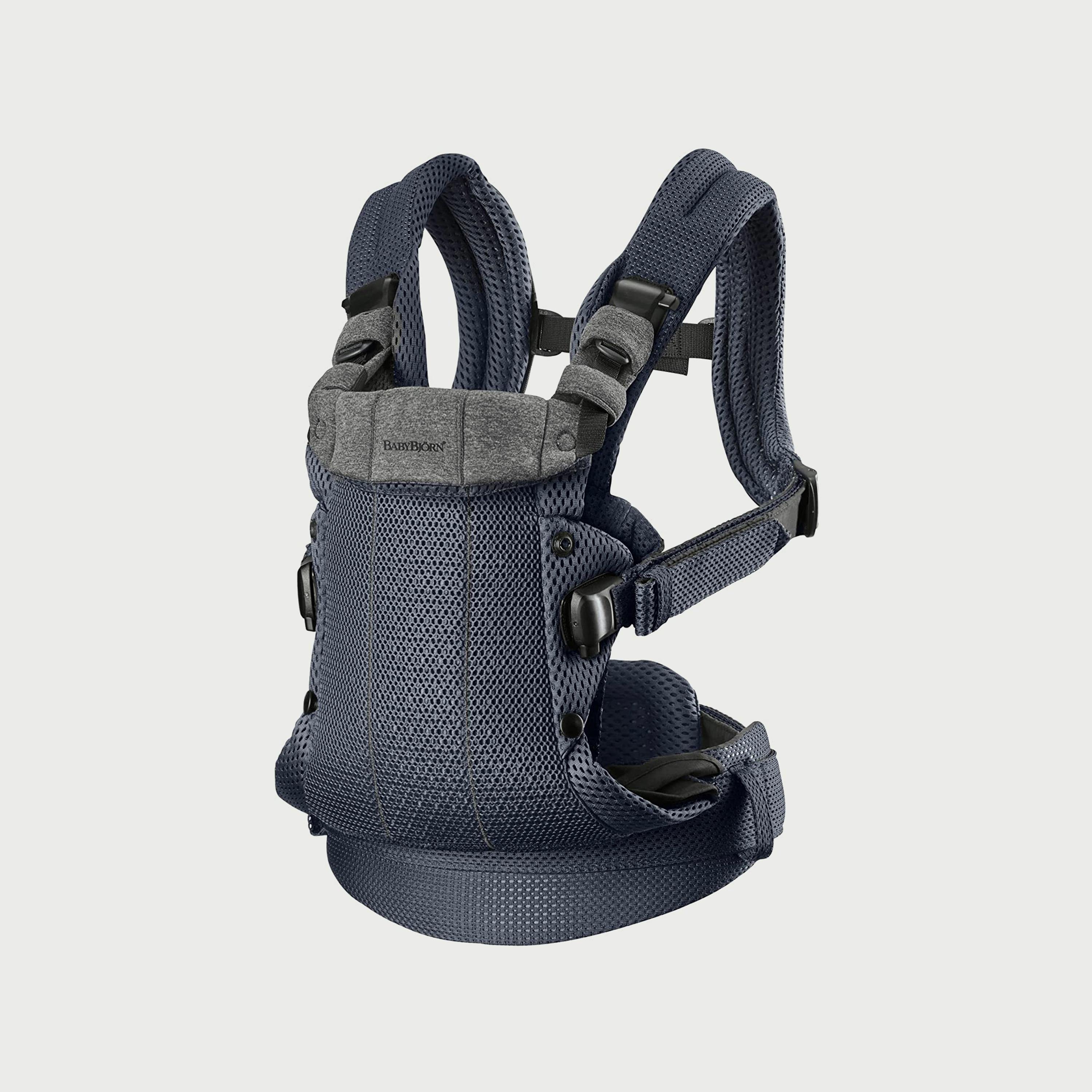 حاملة رضع شبكية هارموني 3 دي من بيبي بيورن، أنثراسايت-baby-gear-babycarriers-image-5