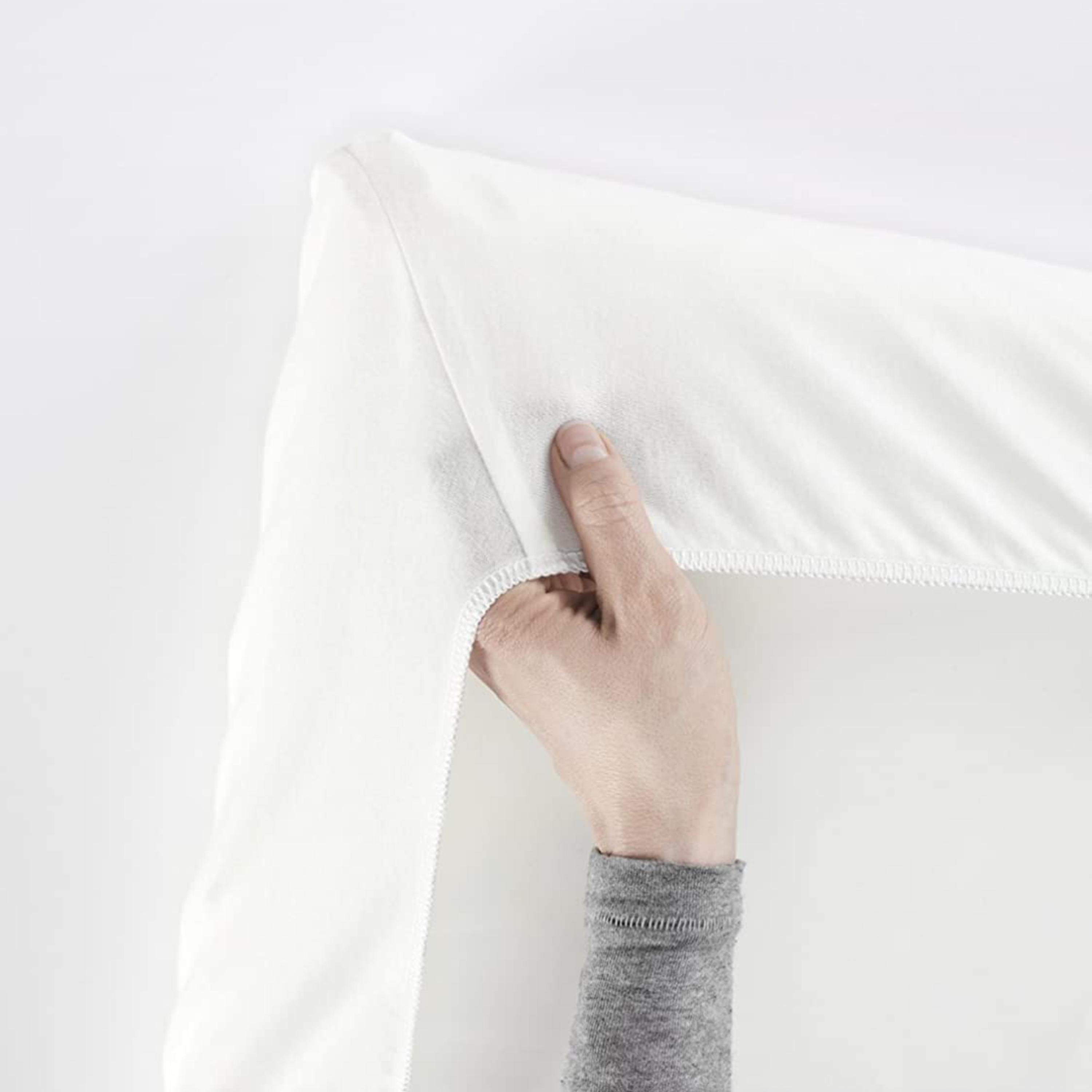 Babybjorn Fitted Sheet For Travel Cot, Organic Cotton, White-baby-nursery-babybedding-image-3