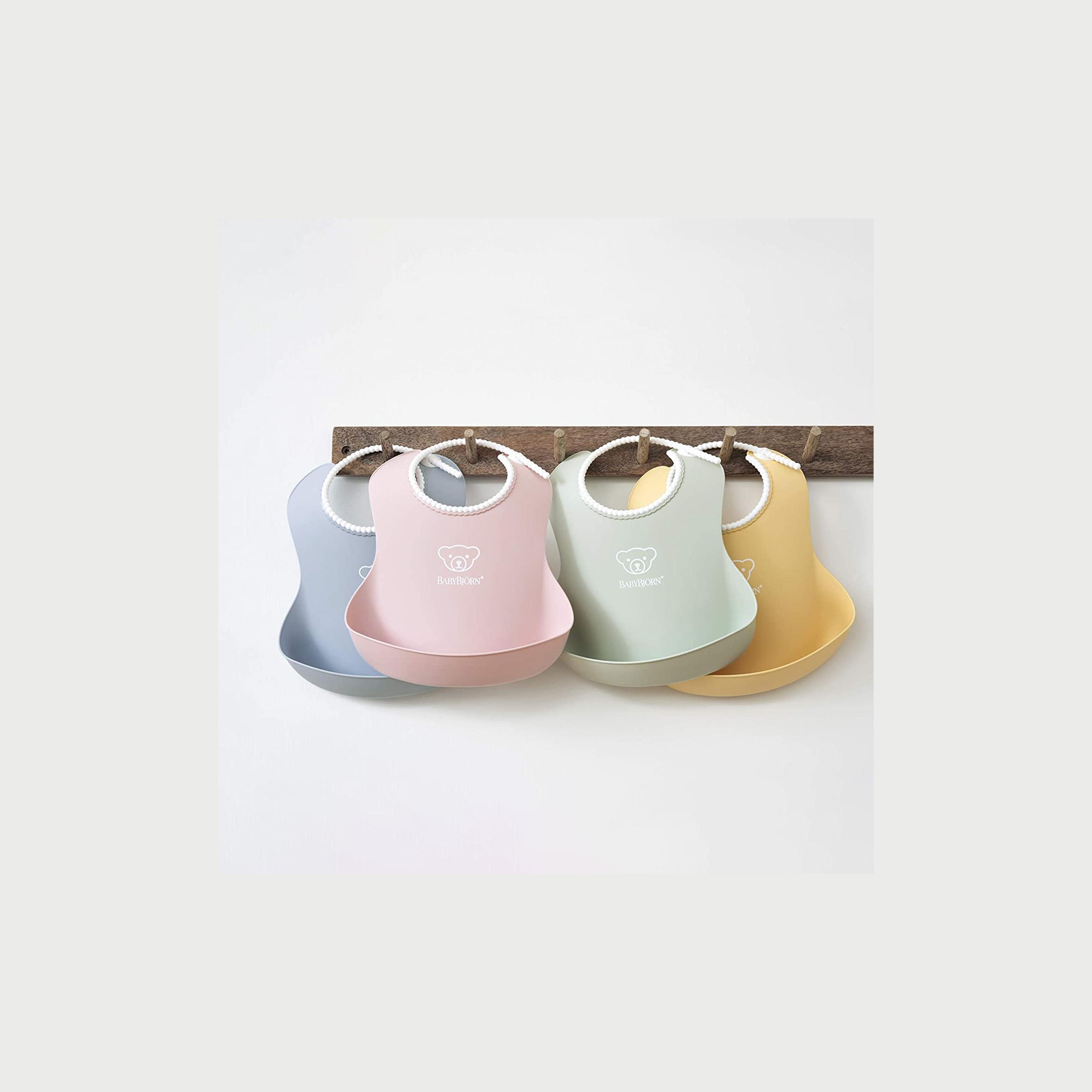 مريلة للأطفال من بيبي بيورن باللون الأخضر-baby-feeding-bibs-image-3